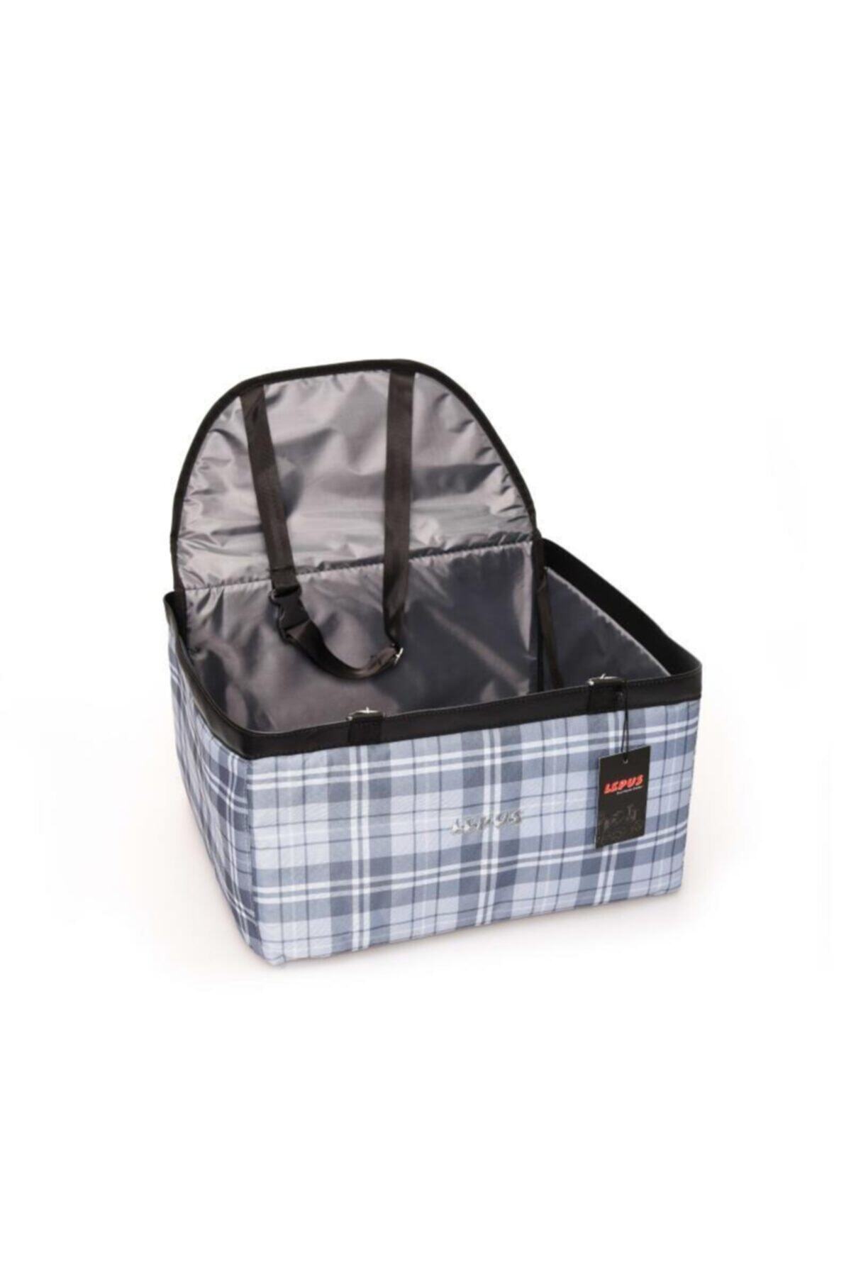 Lepus Pet Araç Koltuğu Ekose