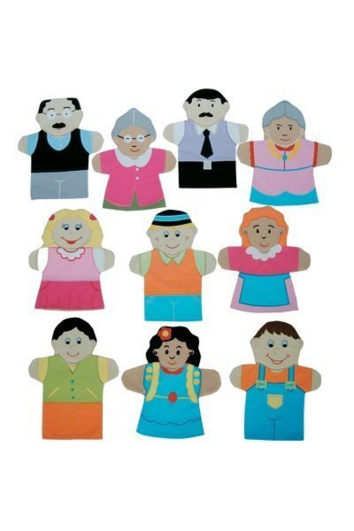 Edutoys Insan Figürlü Kuklalar (10 Parça)