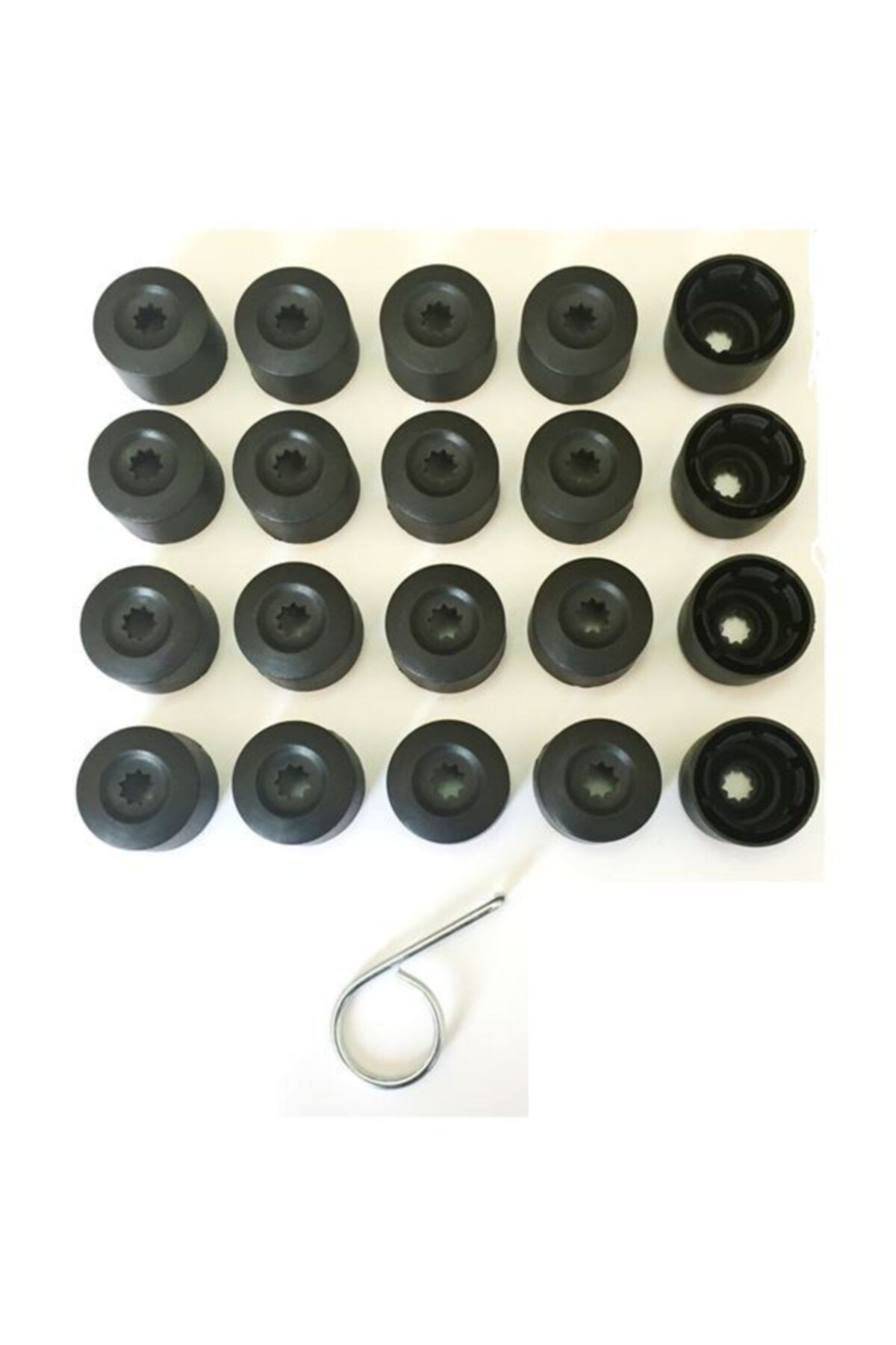 PLASTECH 1k0601173a9b9 Bıjon Kapagı Vw Tum Modeller 16 Adet+4 Adet Sıfre+cıkartma Aparatı