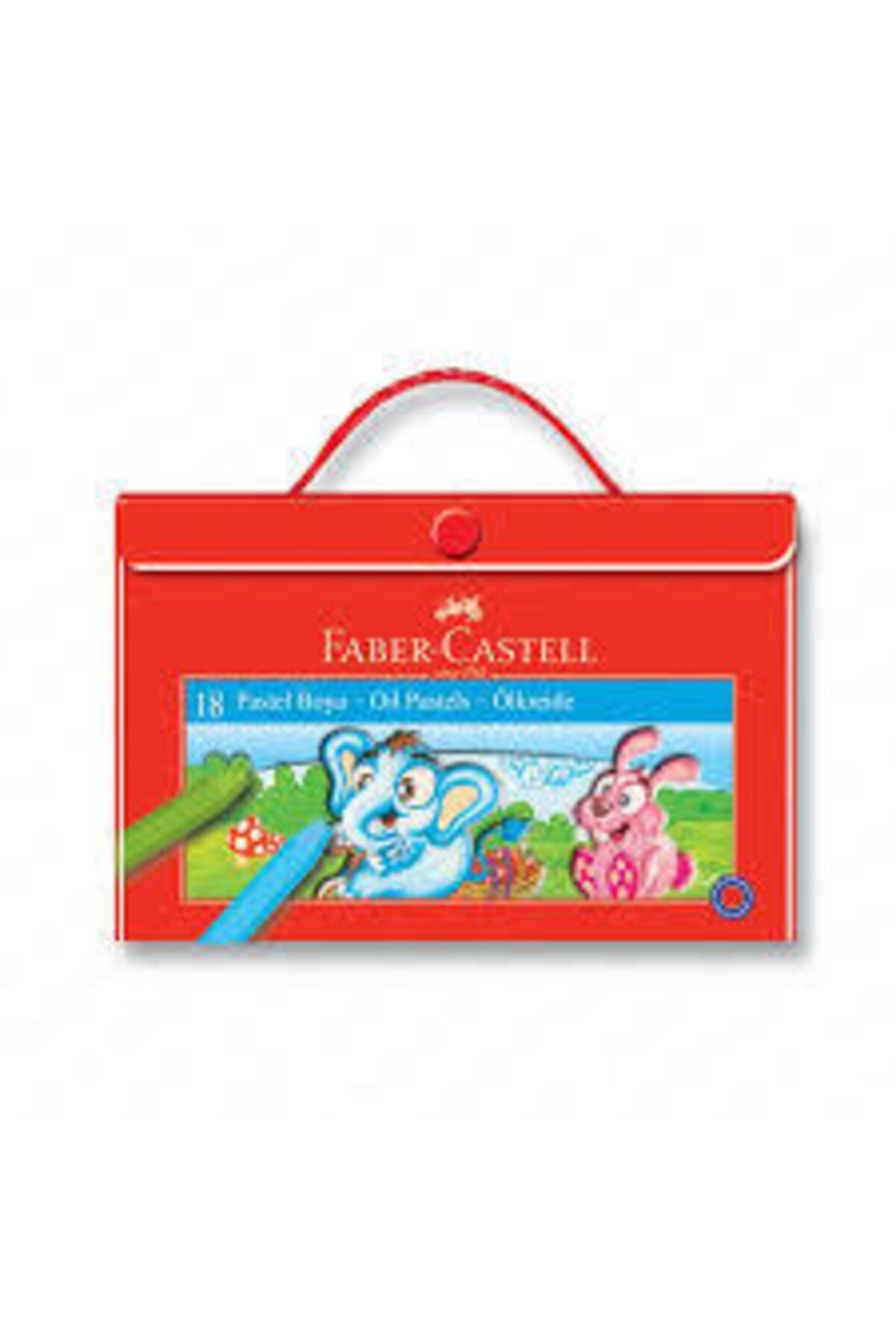 Faber Castell 18 li Plastik Çantalı Pastel Boya  125119