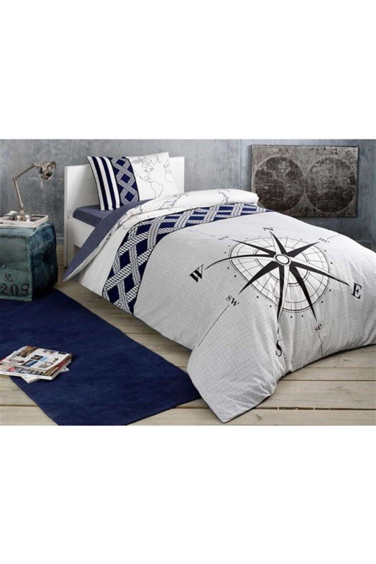 tac 100 pamuk navi tek kisilik nevresim takimi fiyati yorumlari trendyol