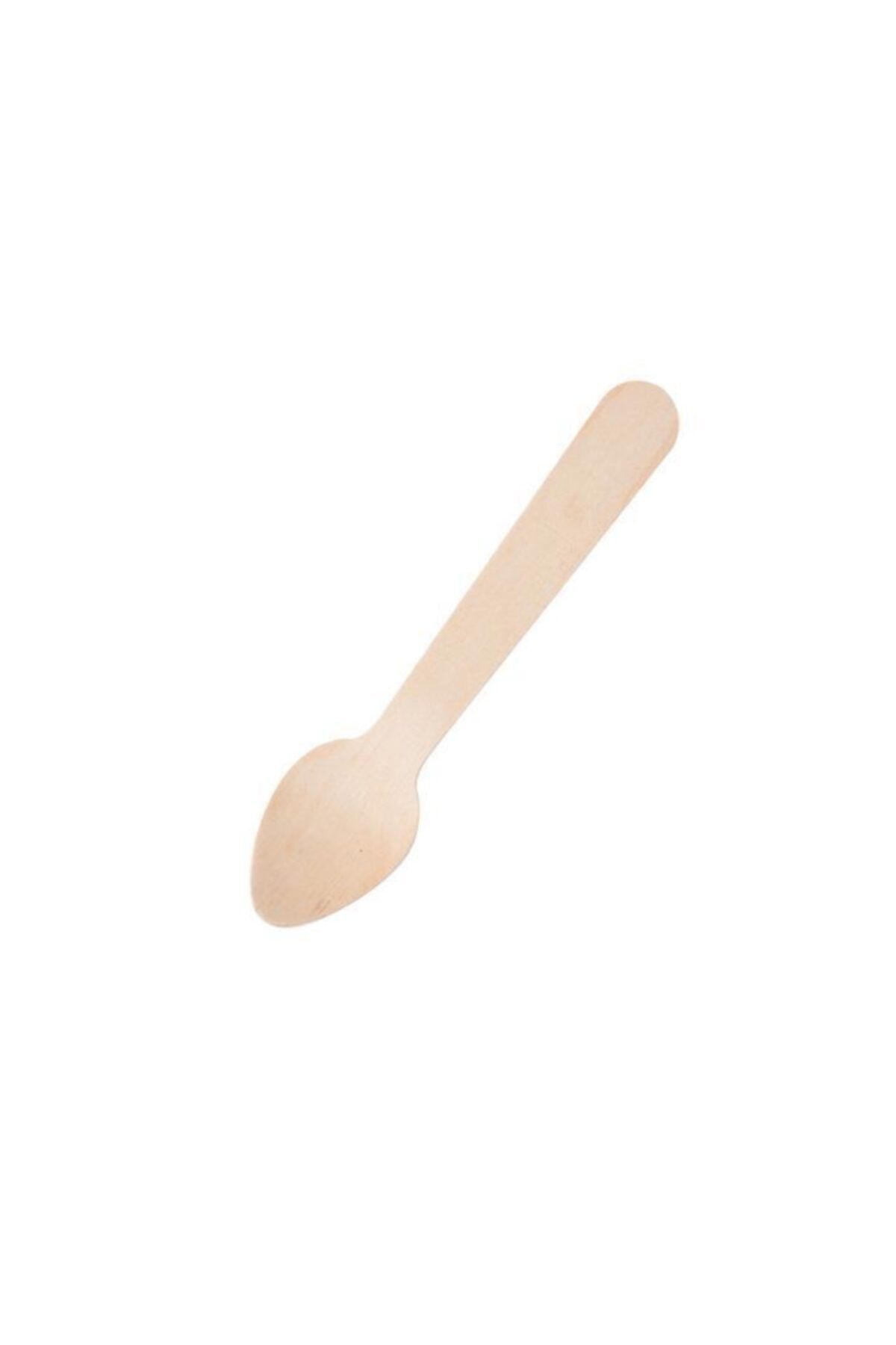 1001 Ambalaj Ahşap Mini Kaşık 9.6 cm Tip 6 100 Adet 3c2c