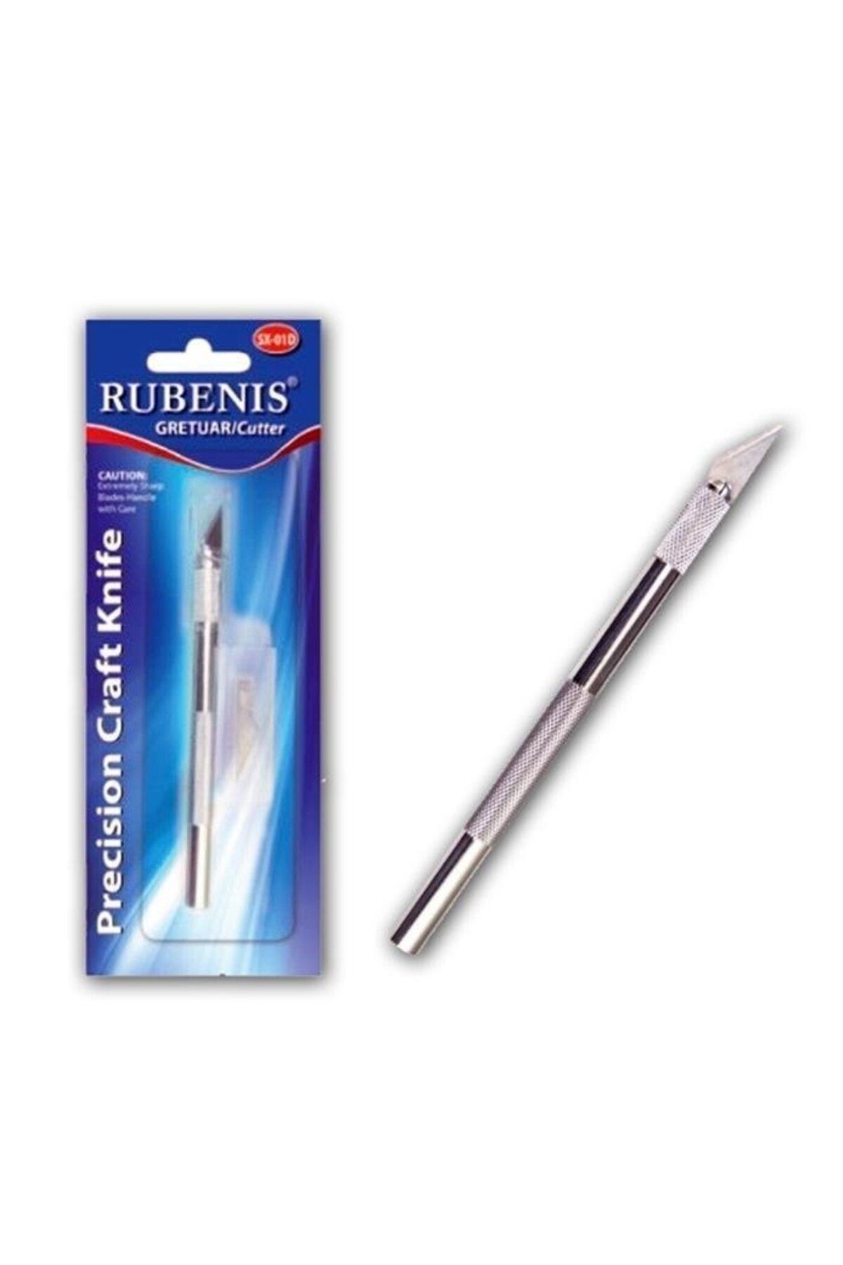 Rubenis Kretuar Hobi Maket Bıçağı Neşter 2'li Yedek