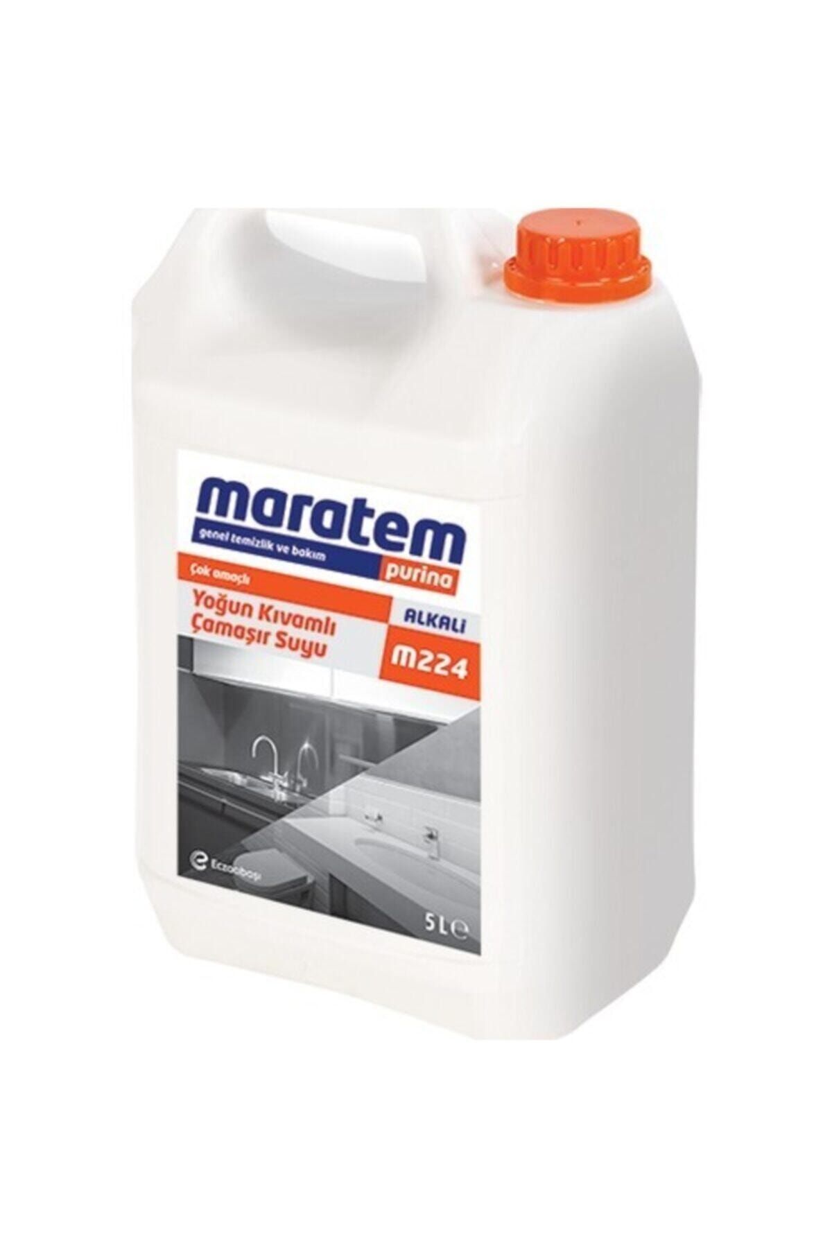 Maratem M224 Yoğun Kıvamlı Çamaşır Suyu 5 Lt. 1 Beyaz