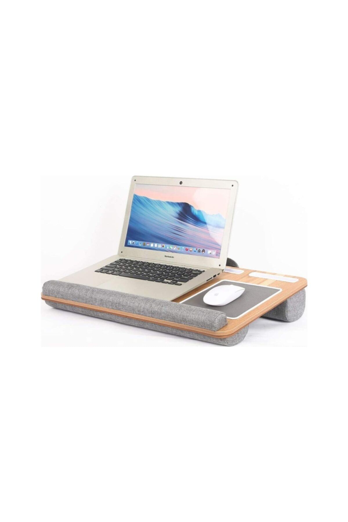 TEKNO İSTANBUL Laptop Sehpası Tablet Bölmeli Yastıklı Notebook Masası