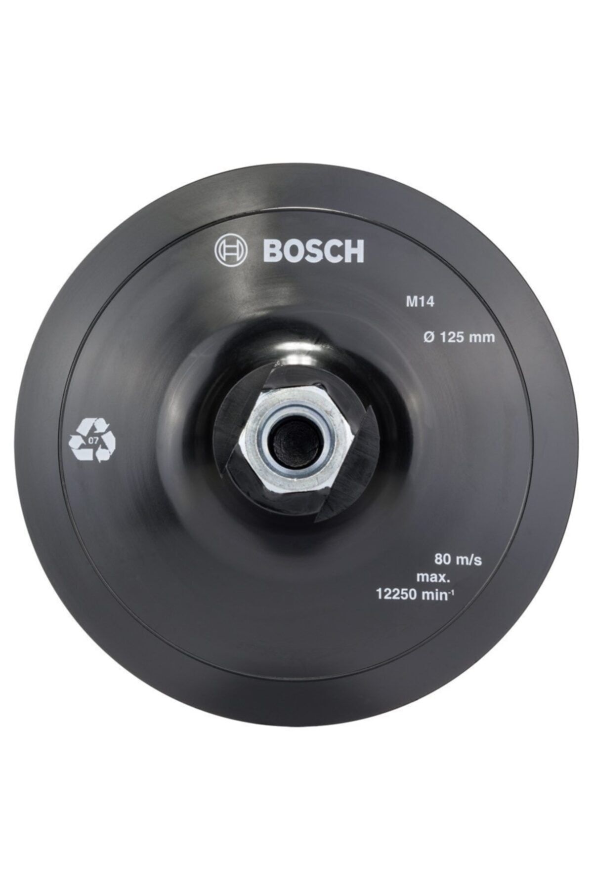 Bosch 125 Mm M14 Kağıt Zımparalar Için Taban