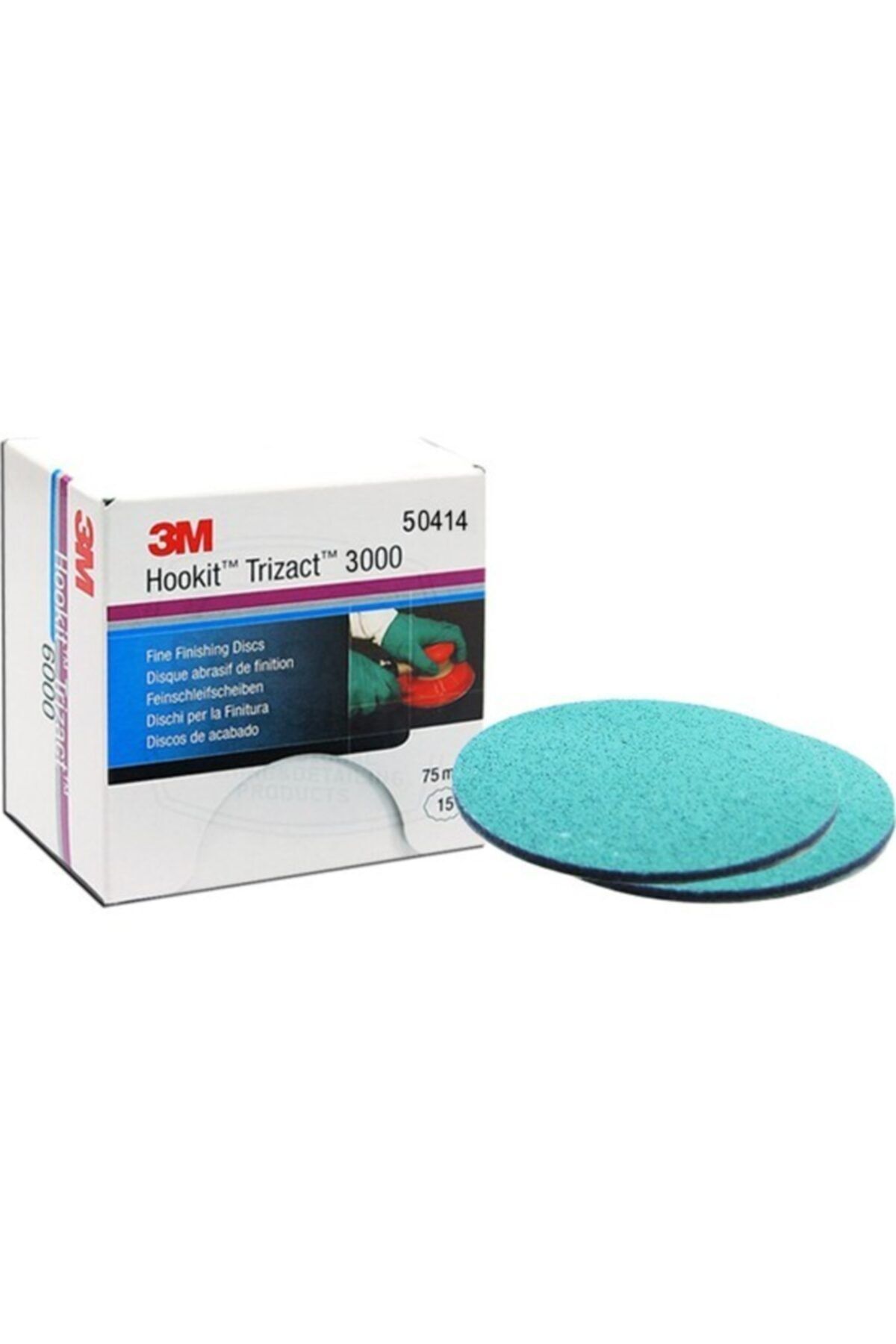 3M 50414 Trizact Hookit P3000 Hassas Finisaj Diski 150mm 1 Ad.