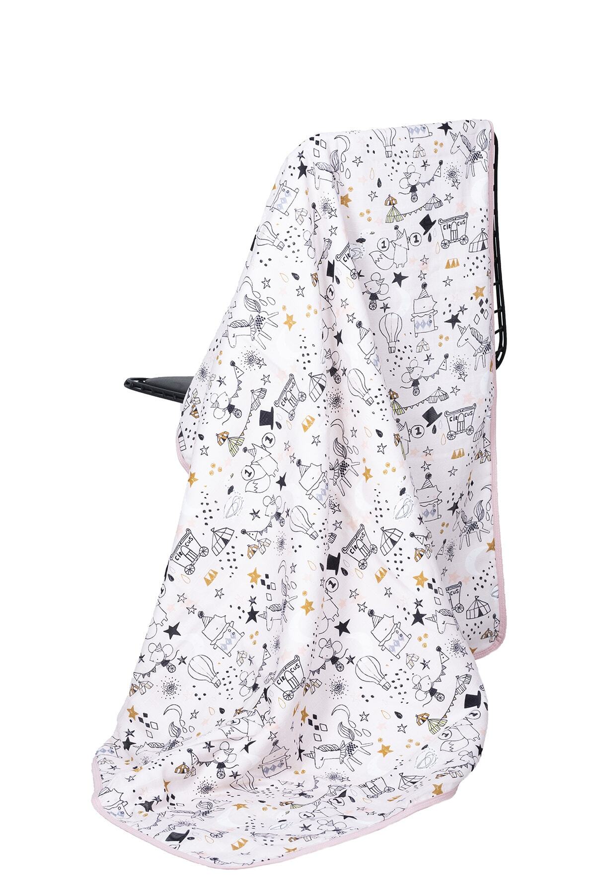 ELY PARKER Organik Pamuklu Müslin Pike + 2 Ağız Bezi