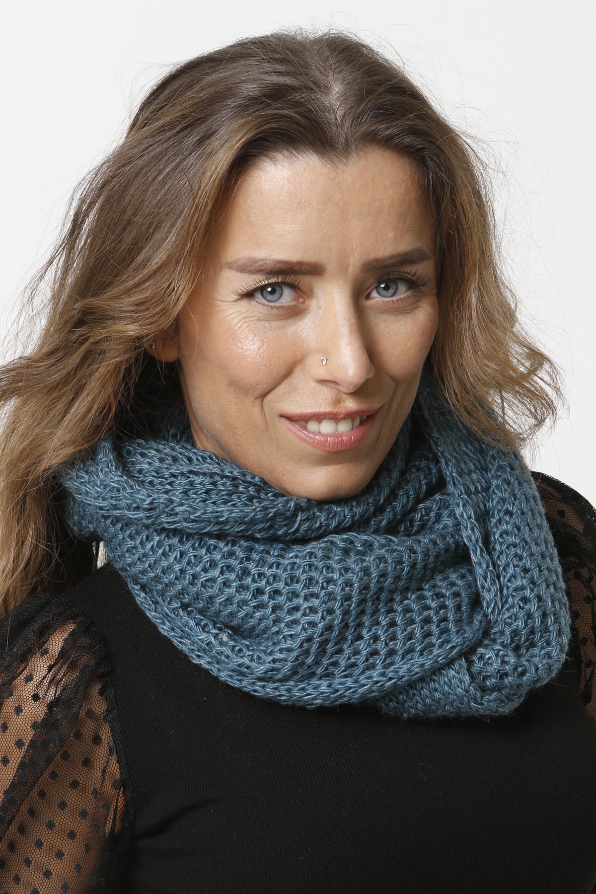 Vemod Şal 41 - Petrol Mavisi