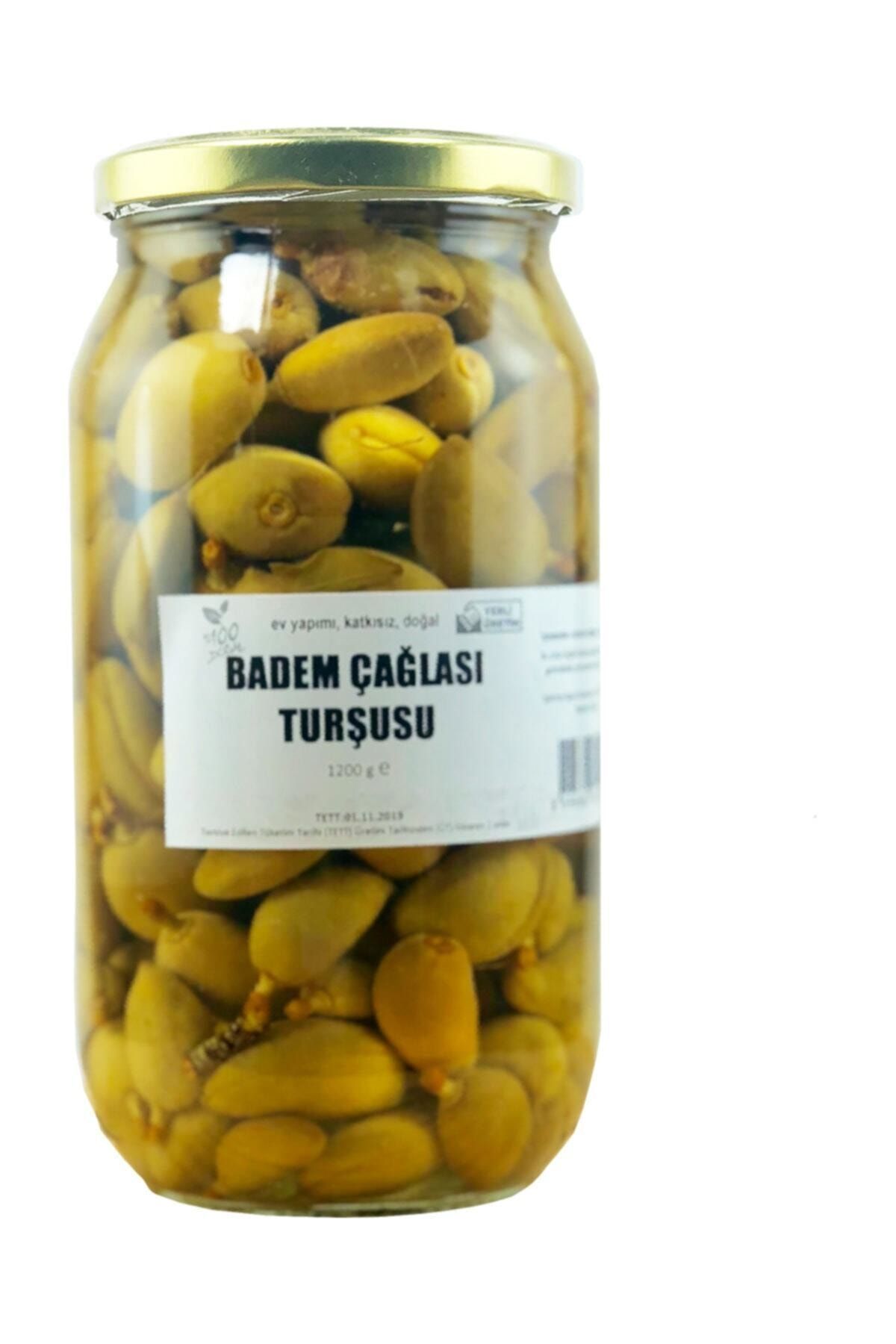Silifke Sepeti Ev Yapımı Badem Çağlası Turşusu 1,2 Kg