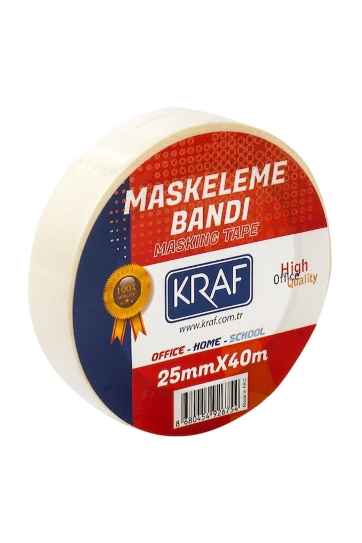 KRAF Maskeleme Bandı 25 Mm X 40 Mt