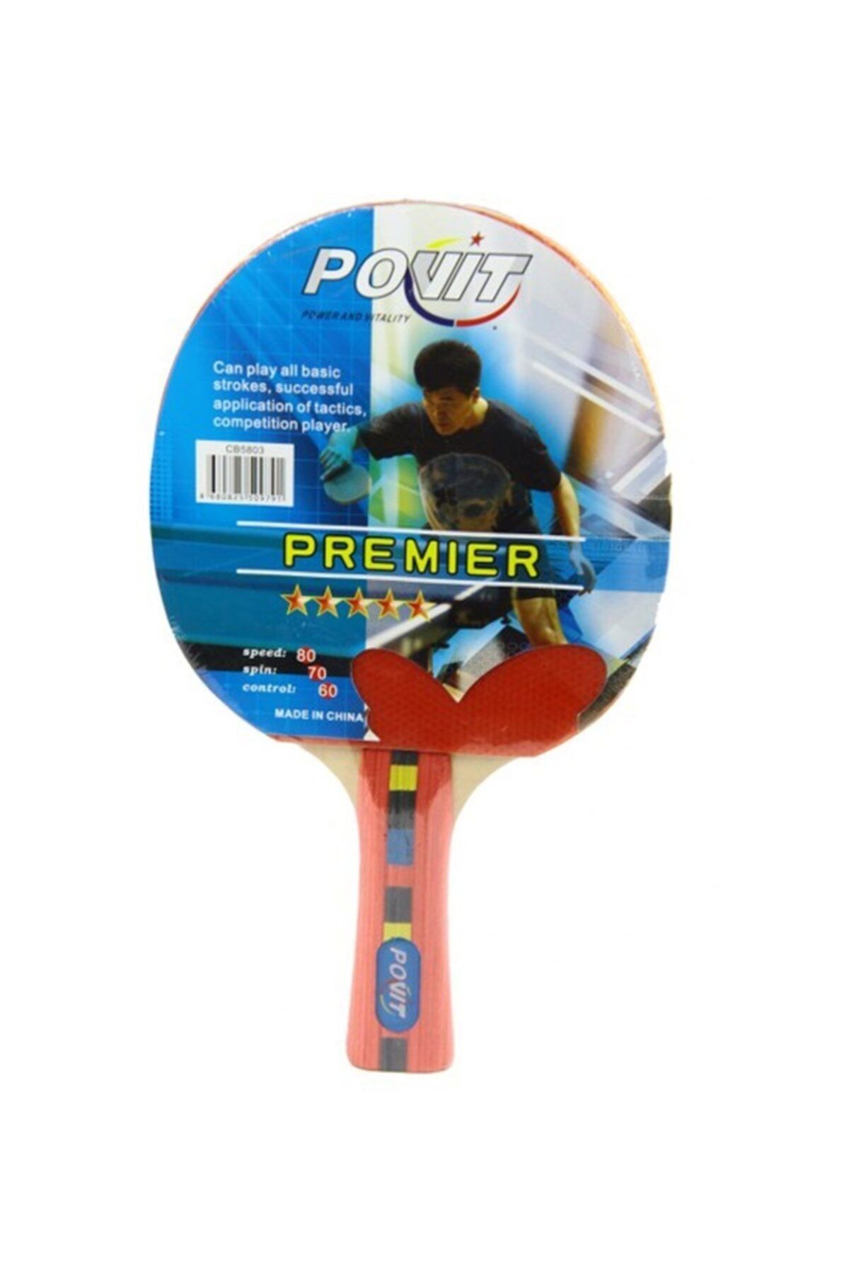 Povit Premier 5 Yıldız Masa Tenisi Raketi Cb5801