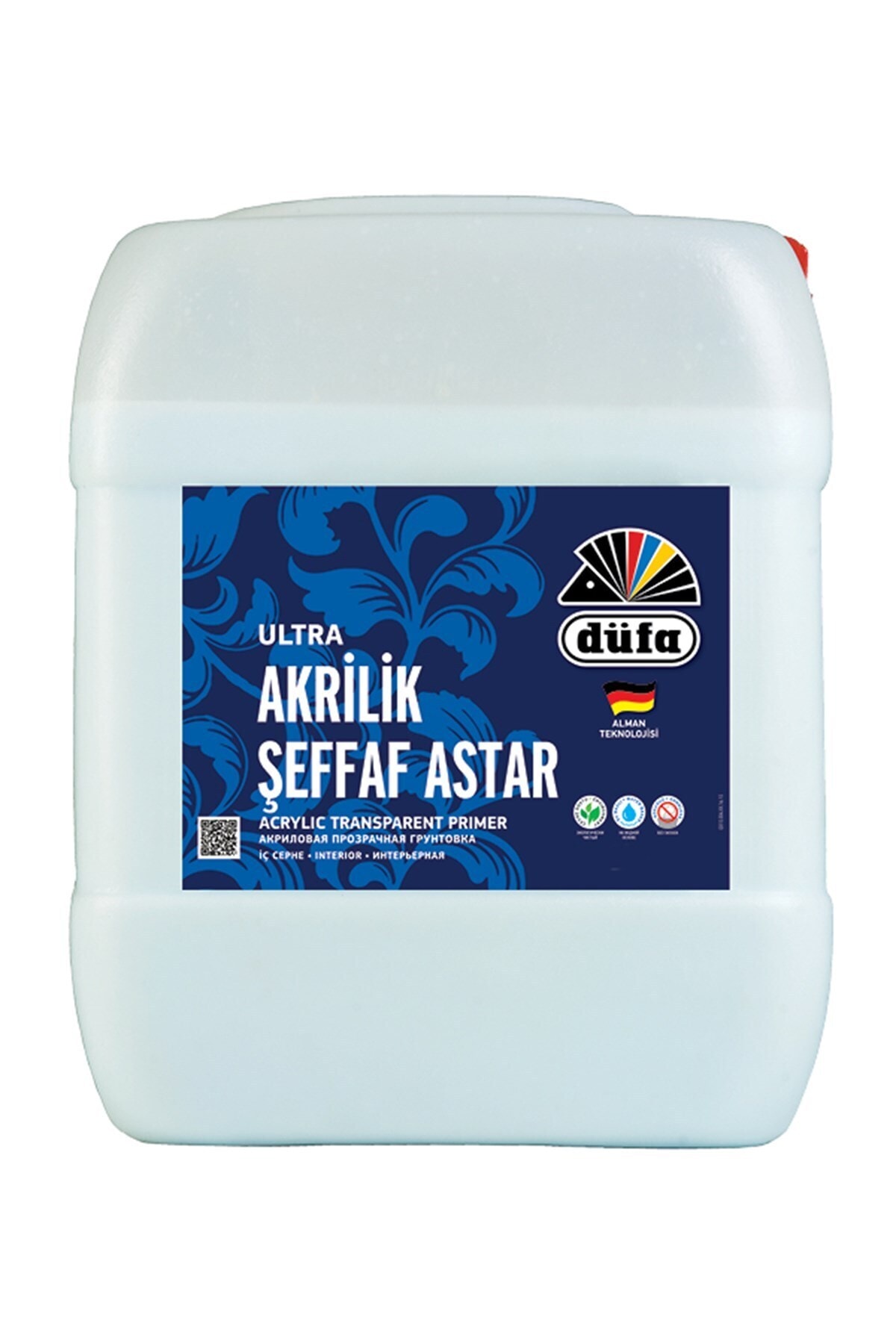 Düfa İç Cephe Akrilik Şeffaf Astar 5 Lt Bidon Şeffaf