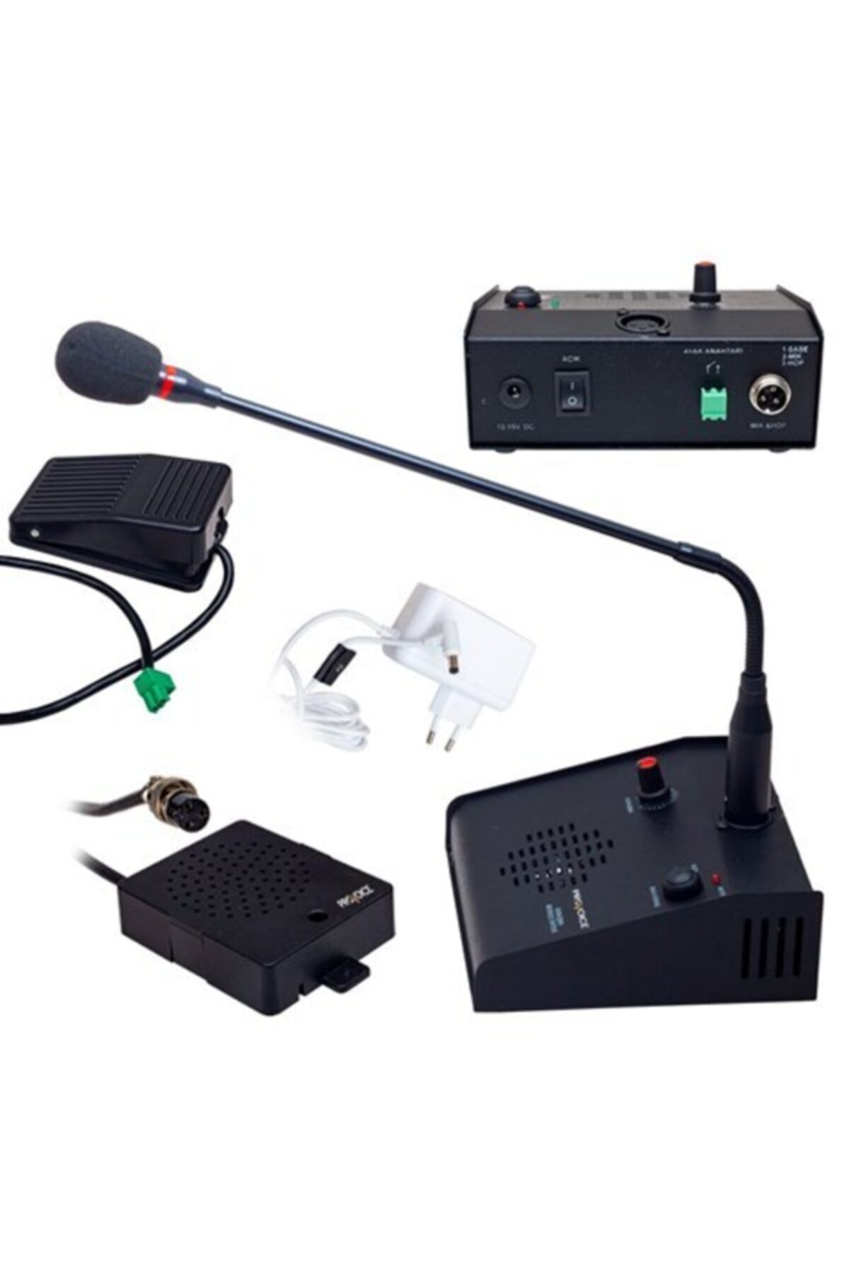 Provoice Vpx 11-gp Tak-çalıştır Pedallı Gişe Konuşma Seti