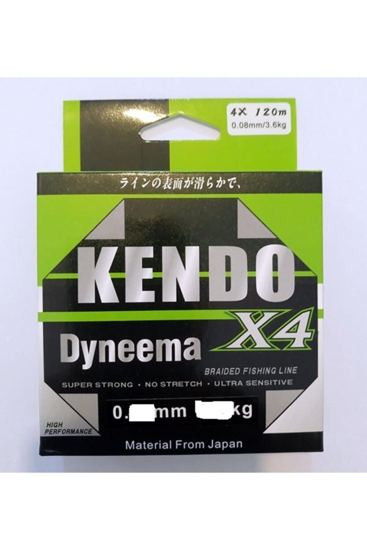 Kendo Dynema 4 Örgü 0,08mm 120mt Yeni(green)