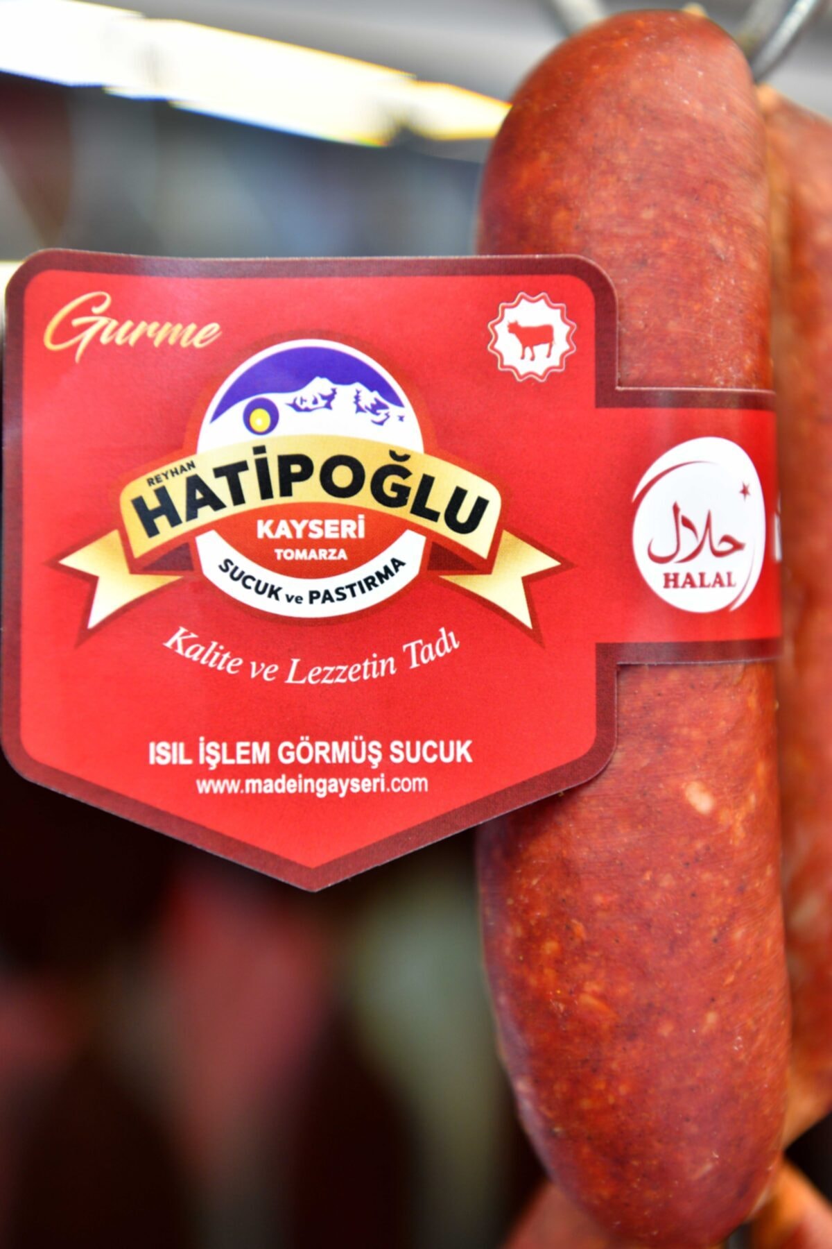 KAYSERİ YÖRESEL REYHAN SUCUKLARI Kayseri Yöresel Hatipoğlu Sucukları 1kg