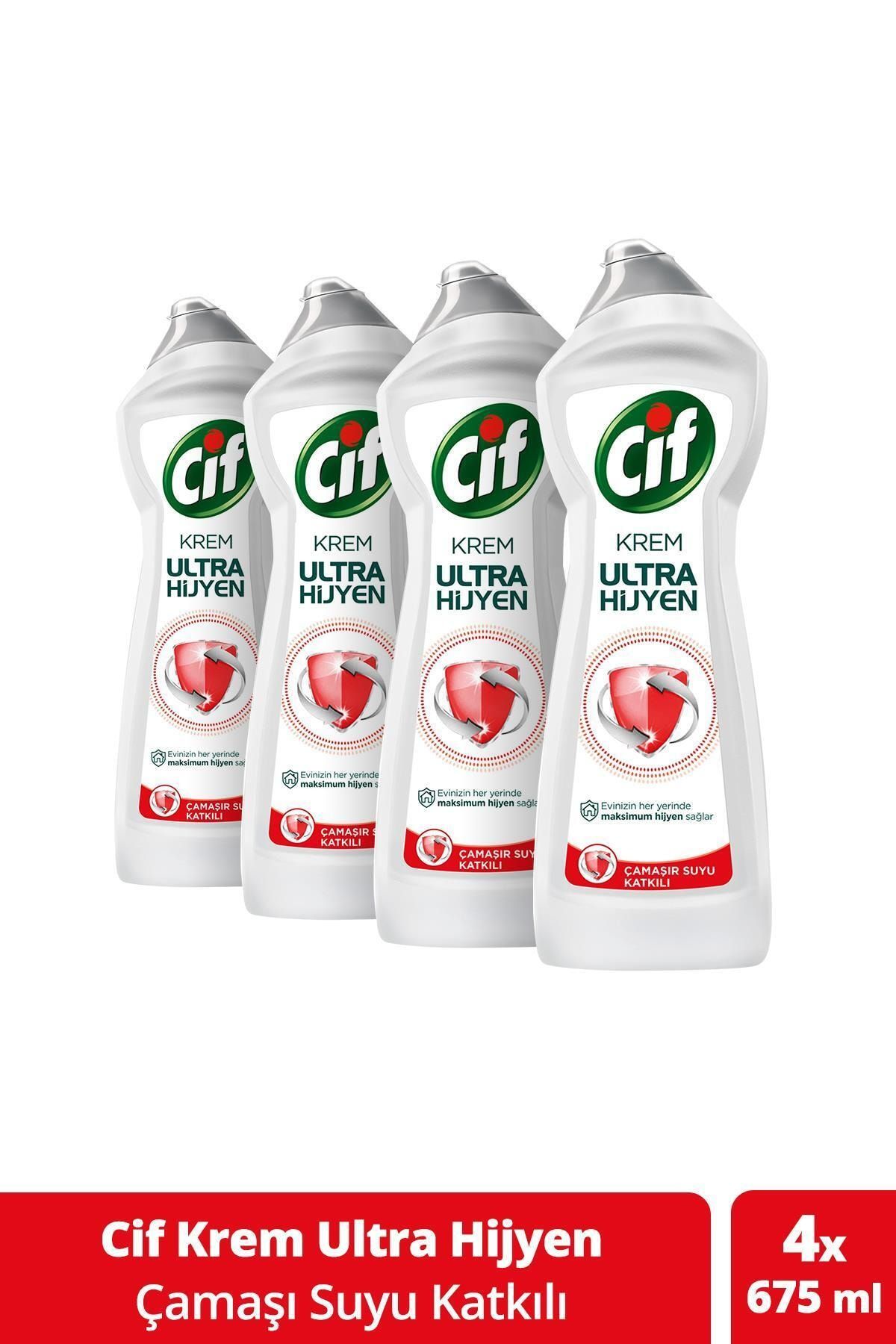 Cif Krem Ultra Hijyen 675 ml X 4 Adet