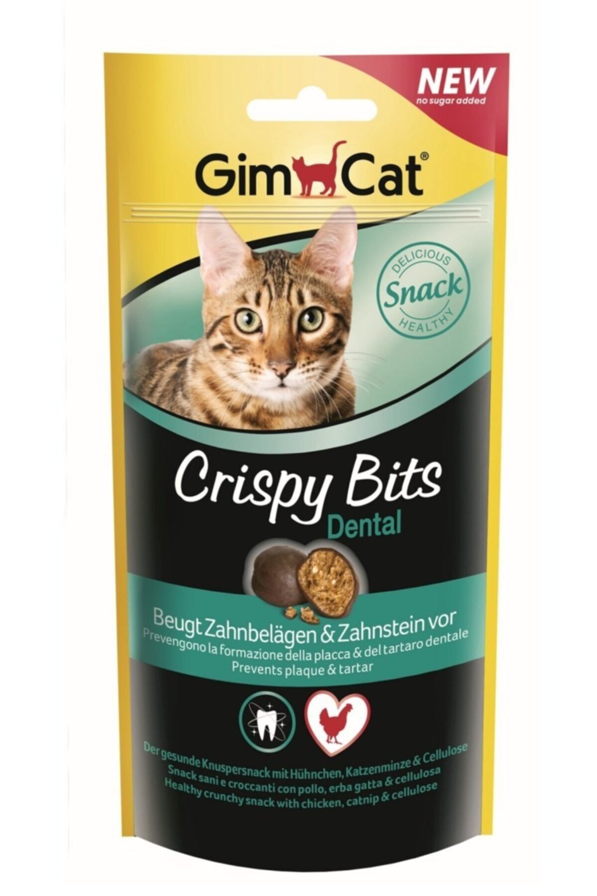 Gimcat Crispy Bits Dental - Kediler Için Gevrek Ödül Topları 40gr