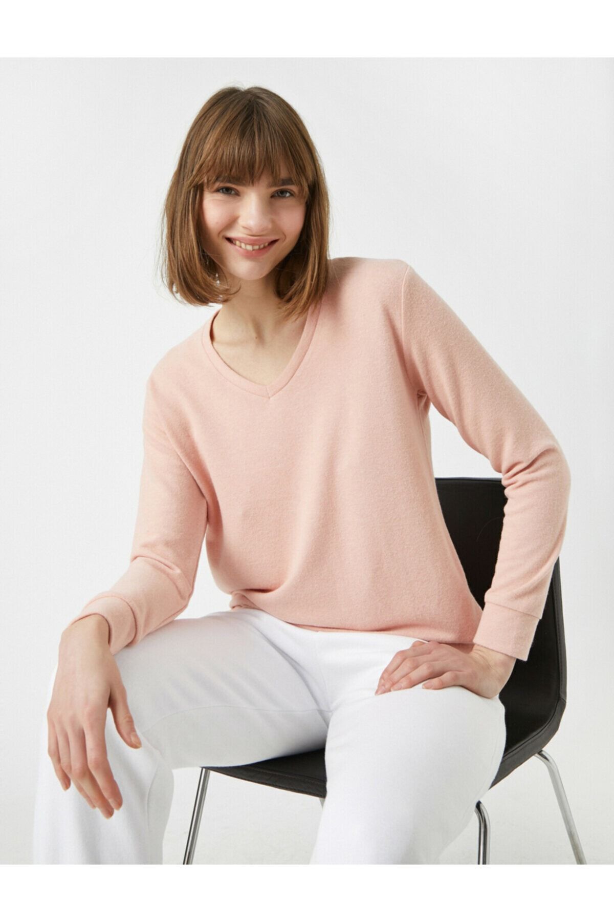 Koton Kadın Açik Pembe Pijama Üstü