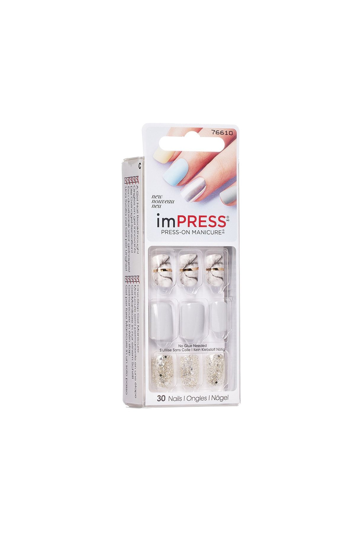 Impress Kendinden Yapışkanlı Takma Tırnak - Kısa - Yapıştır Çık. - Bıpd011 - 731509766103