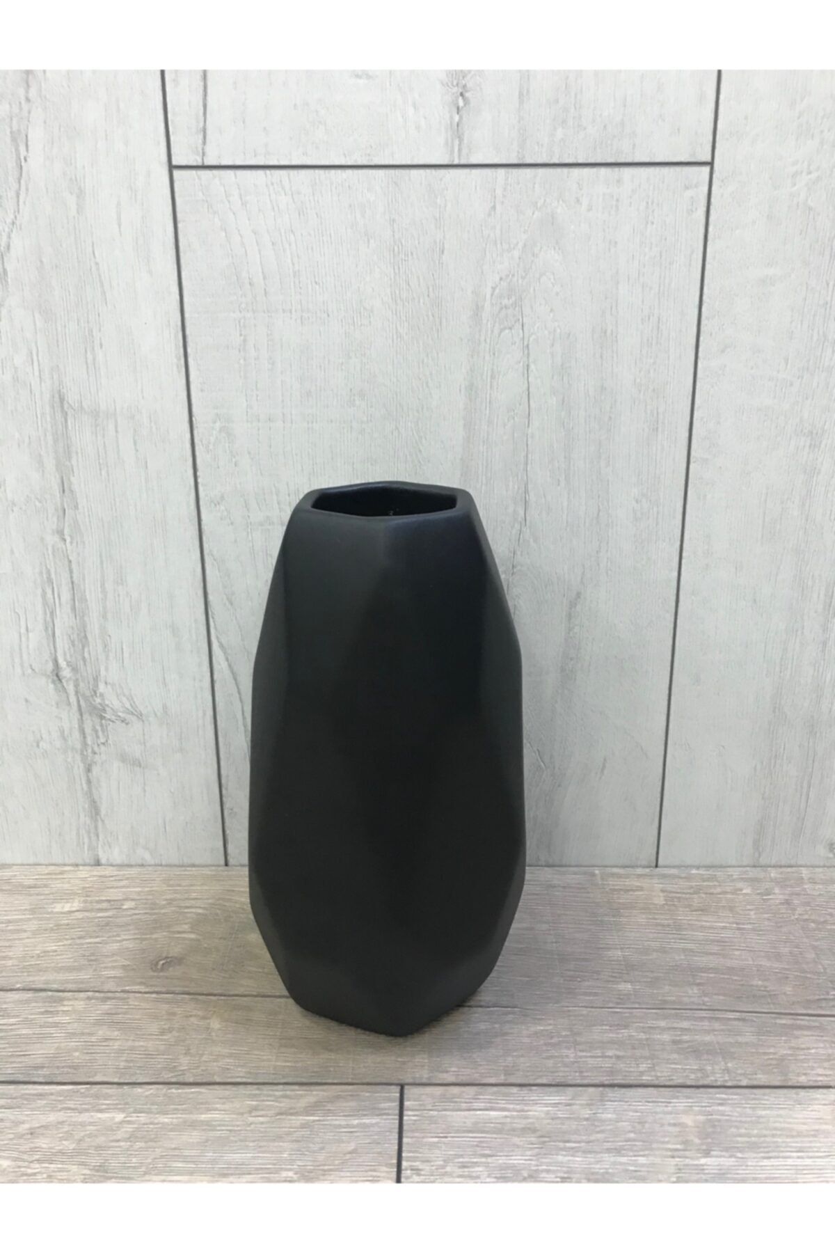 Dilek Seramik Yapay Kuru Çiçek Vazosu 25 Cm Prizma