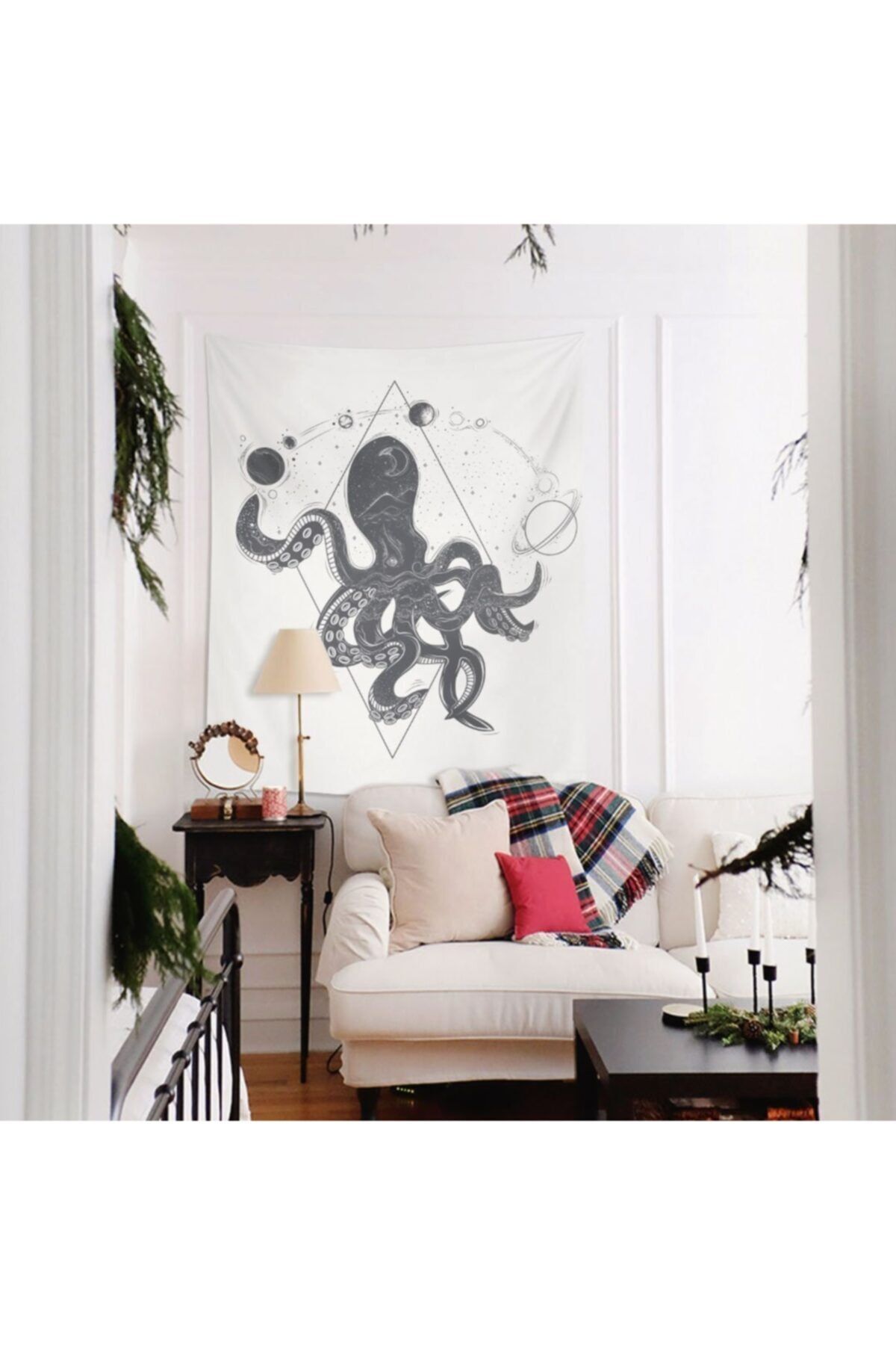 WALLHANG Cosmic Octopus Duvar Örtüsü 130x150 Cm