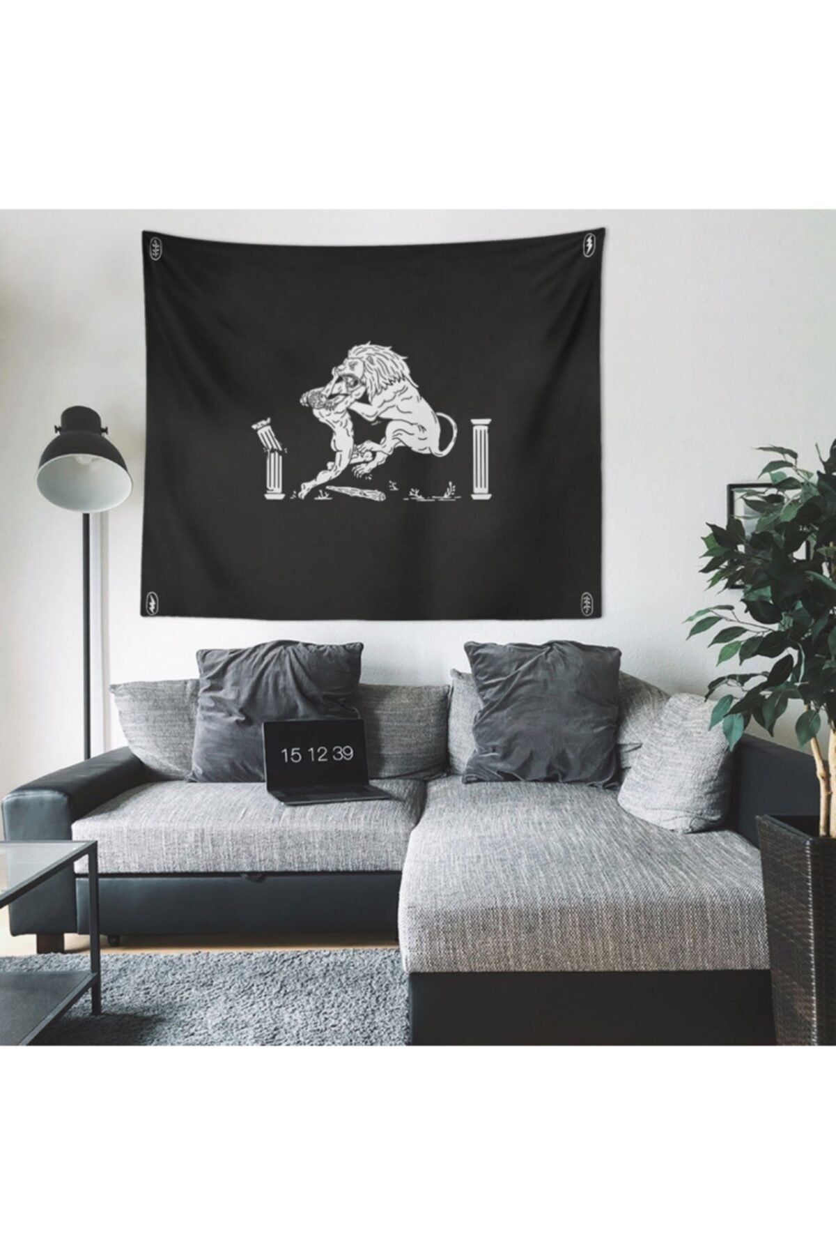 WALLHANG Heracles & Lion Duvar Örtüsü 150x130 Cm