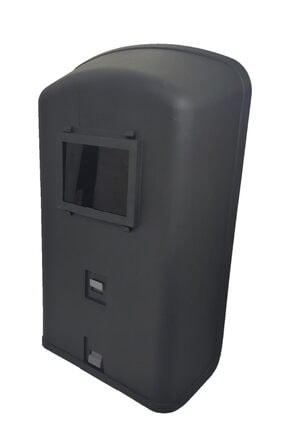 Kaynak Maskesi Plastik Siyah Camlı Kaynak Elde Tutmalı Yapma Maskesi Image 0