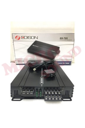 Edıson Ed-705 6kanal 5çıkış 3400w Stero Ve Mono Mosfet Amplifikatör 2yıl Garantılı Image 0