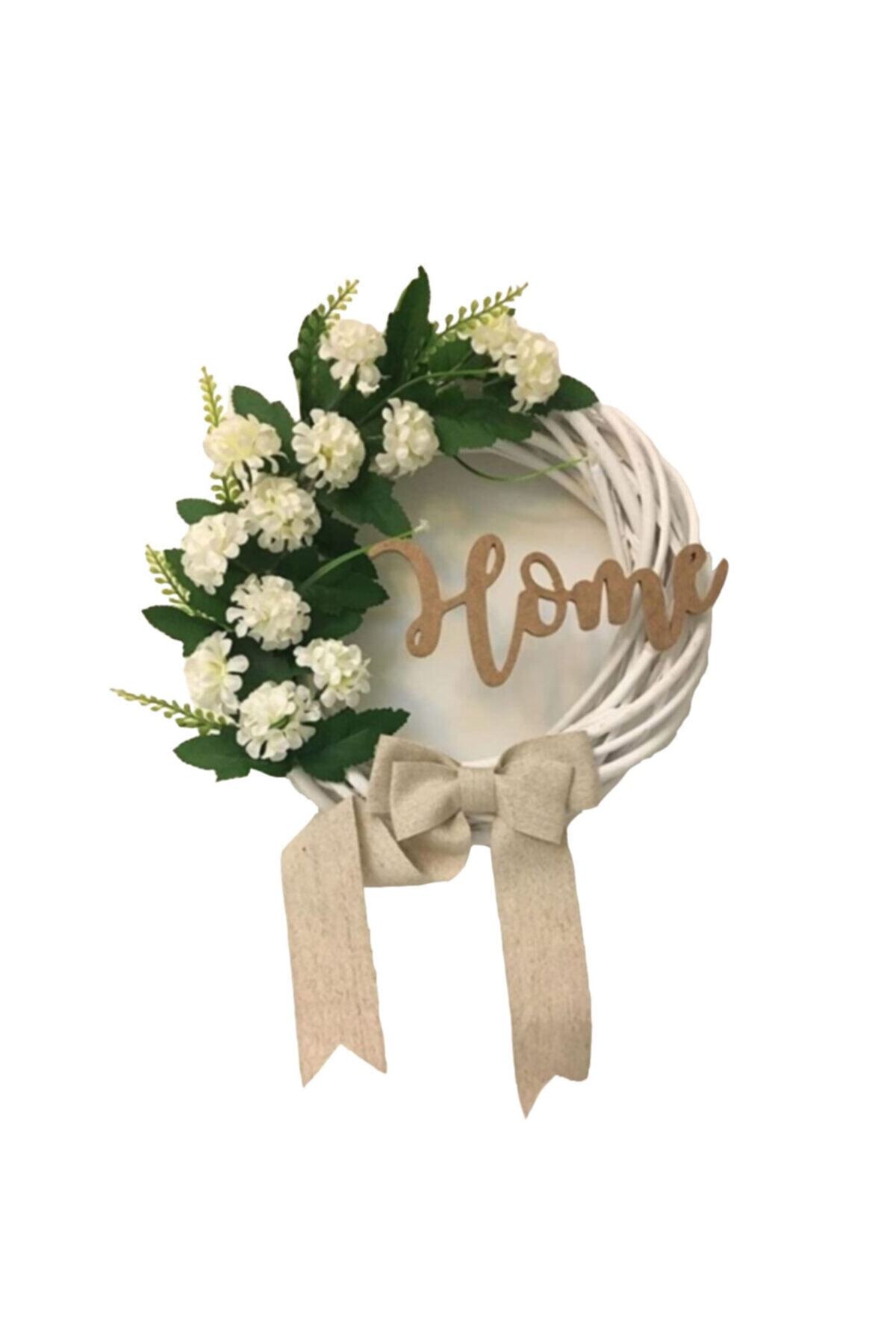 Evsay Çiçek Süslemeli Kapı Süsü