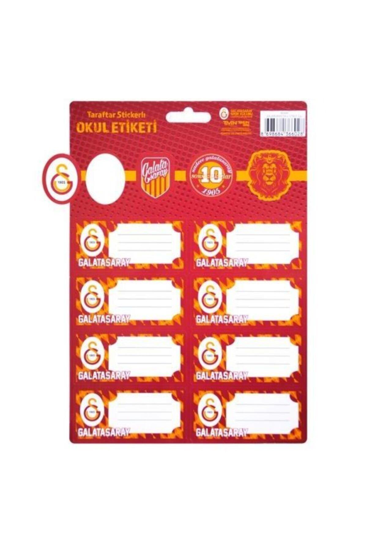 Galatasaray Galatasaray Lisanslı Stickers Okul Defter Etiketi - 3 Yaprak