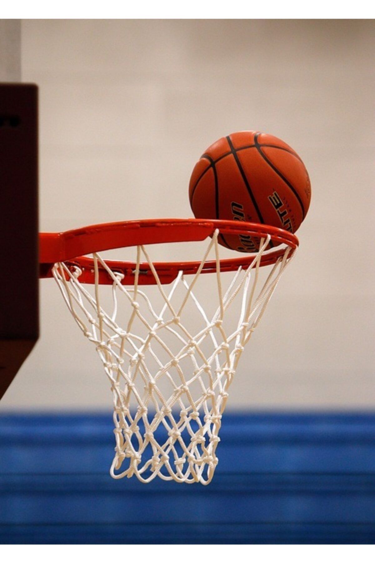 ÖZBEK Basketbol Filesi 6mm Naylon Beyaz - 2 Adet