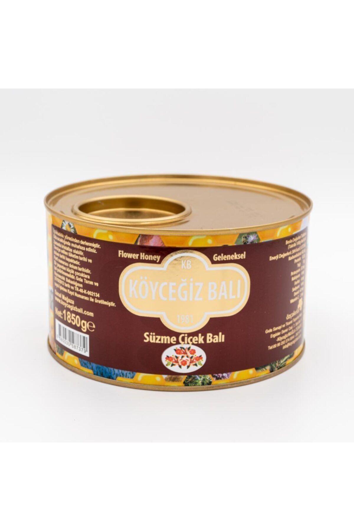 Köyceğiz Balı Çiçek Balı 1850 G Teneke
