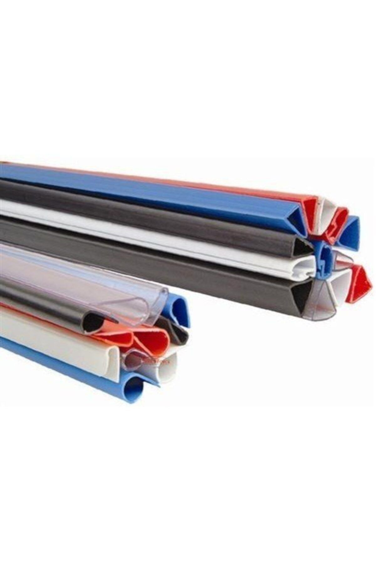 OFFICE FORCE 10 Mm Mavi Slide Binder Oval Plastik Profil 50'li