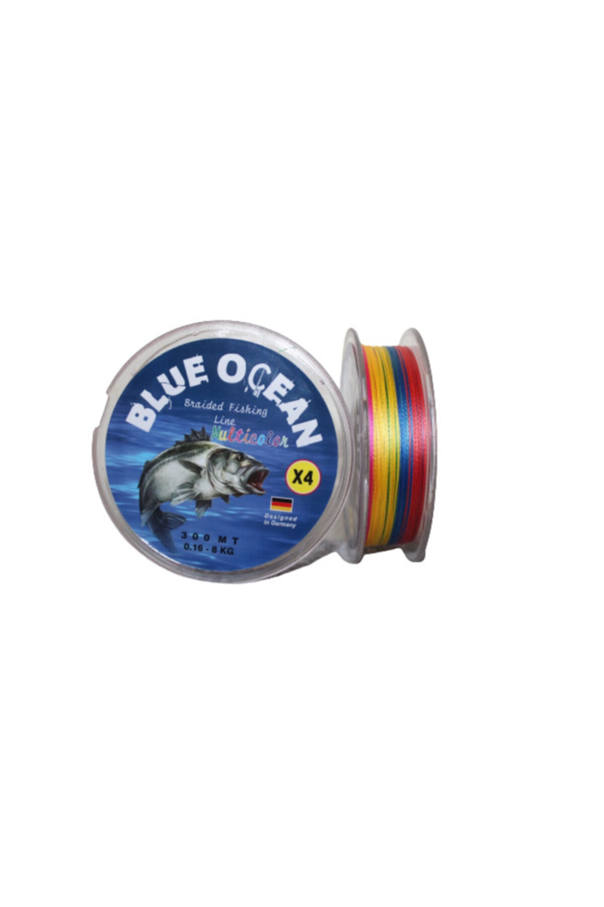 Blue Ocean Ipek Misine 300 Metre 4 Kat Braıd Multicolor 0.16 Mm 8 Kg
