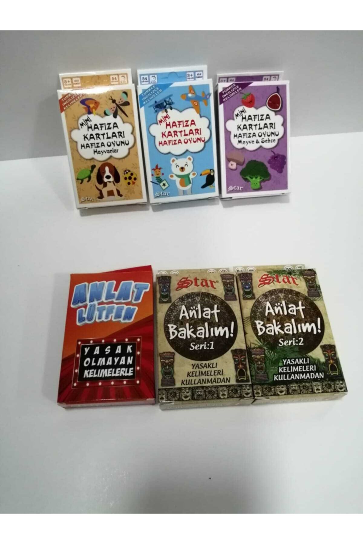 Star Oyun Anlat Bakalım 1ve2 Anlat Lütfen Mini Hafıza Kartları Oyunu 1.2.3