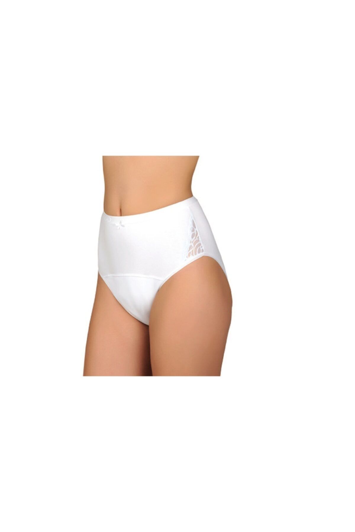 CARETEX Lily Orta Emici,antialerjik,yıkanabilir,sıvı Geçirmez Kadın Emici Külot Beyaz Xs