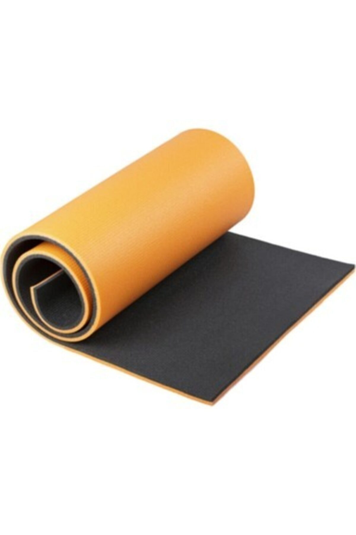 BlackFit Turuncu Siyah Pilates Matı Kamp Minderi 10cm