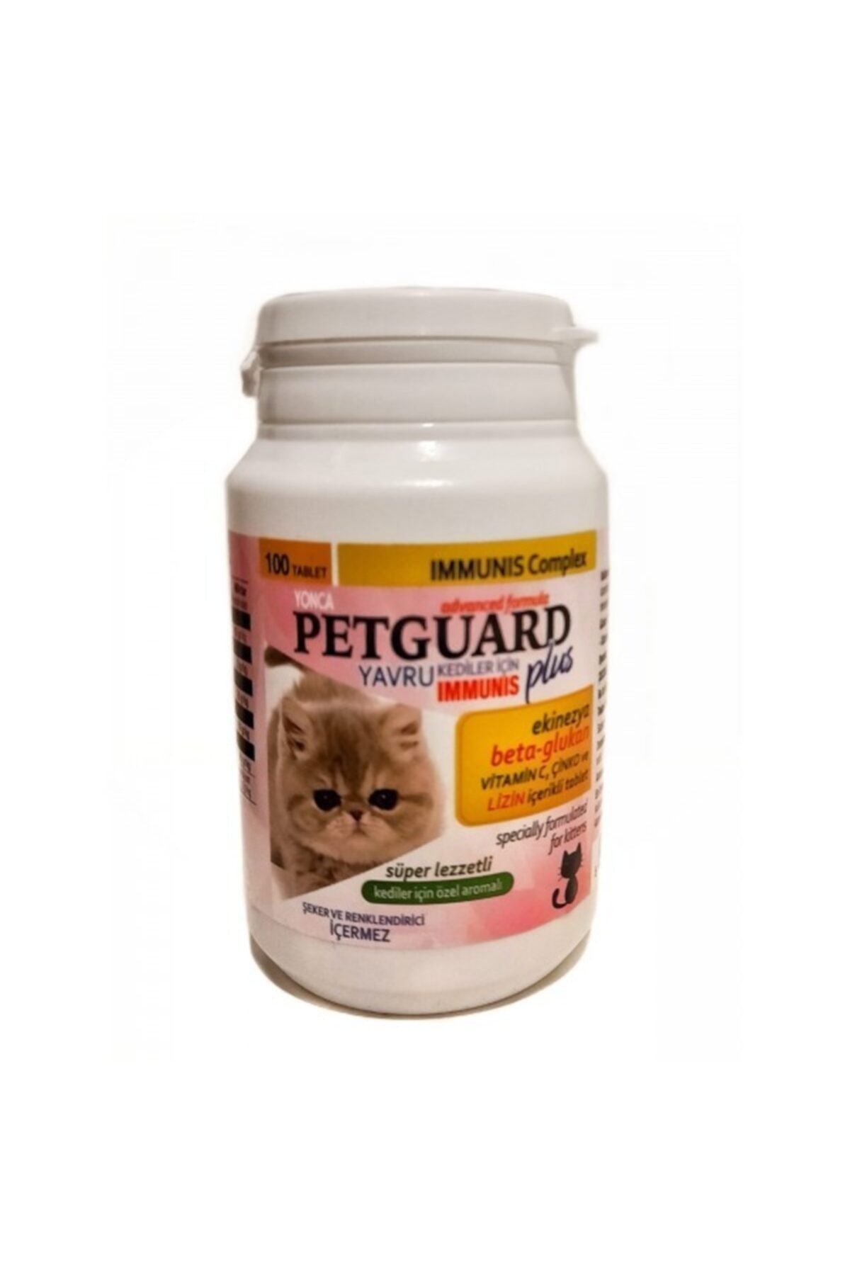 YunusAkvaryum Petguard Plus Immunıs Yavru Kediler Için Tablet 100 Adet