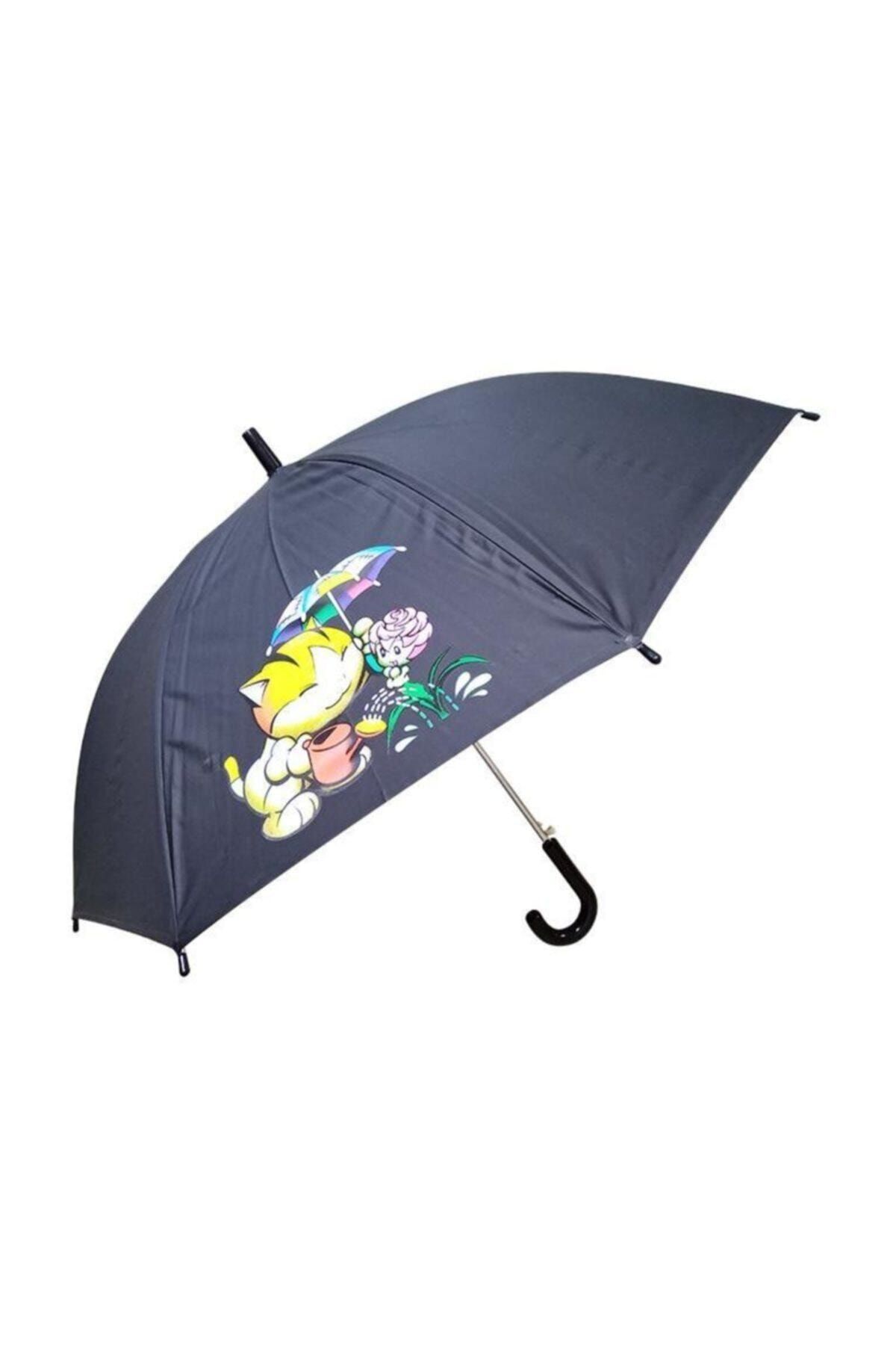 Rubenis Unisex Çocuk Gri  Rb51 Şemsiyesi 8 Tel