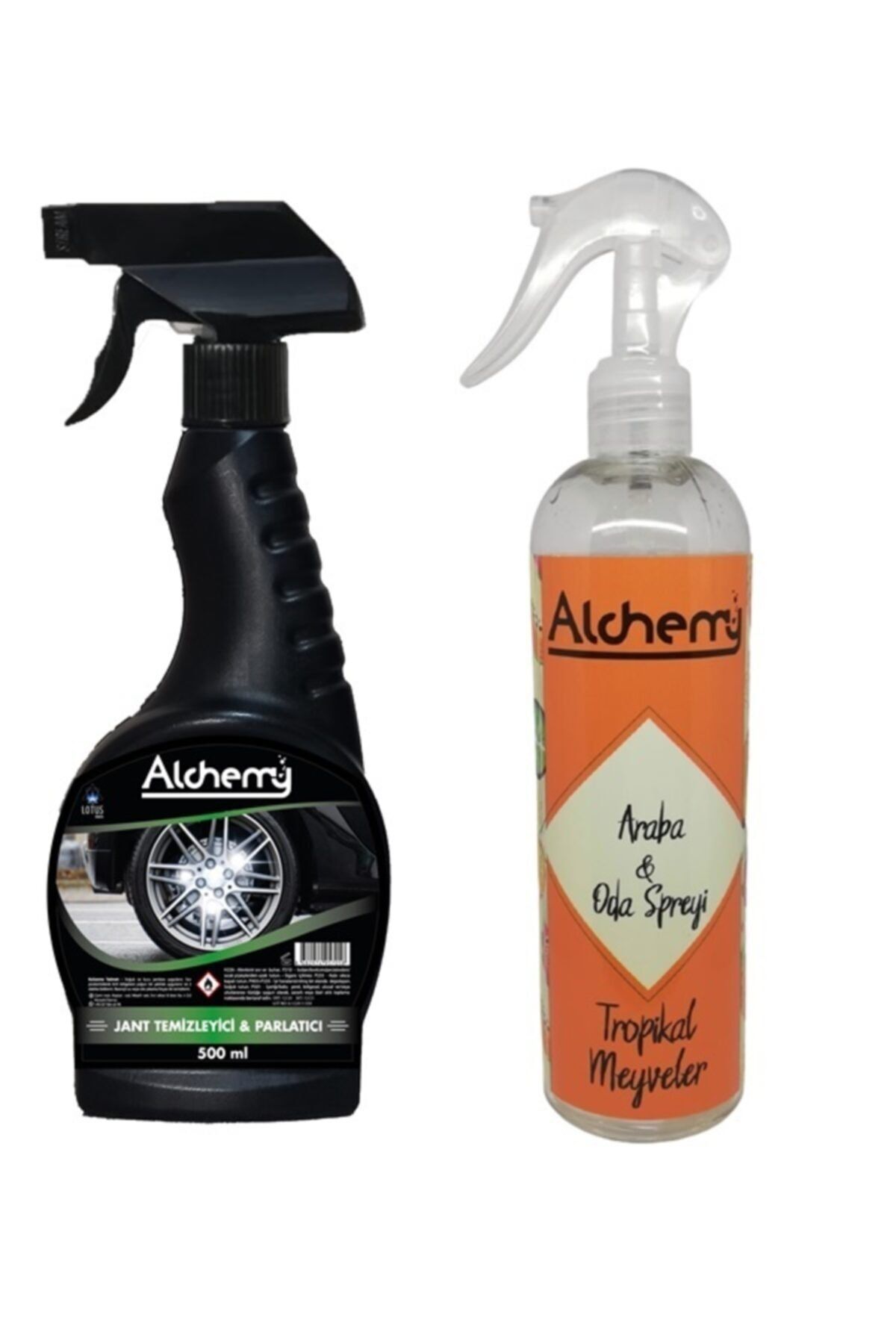 ALCHEMY Jant Temizleyici & Parlatıcı-500 ml  Araba&oda Spreyi-400 ml