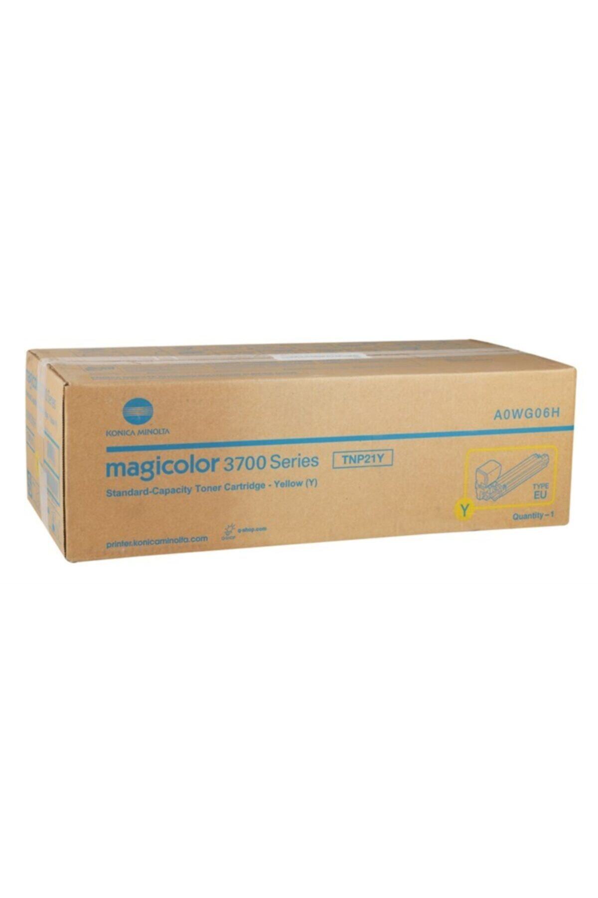 KONICA MINOLTA Tnp-21y Orjinal Sarı Toner Mc 3730 (a0wg06h) (3k)
