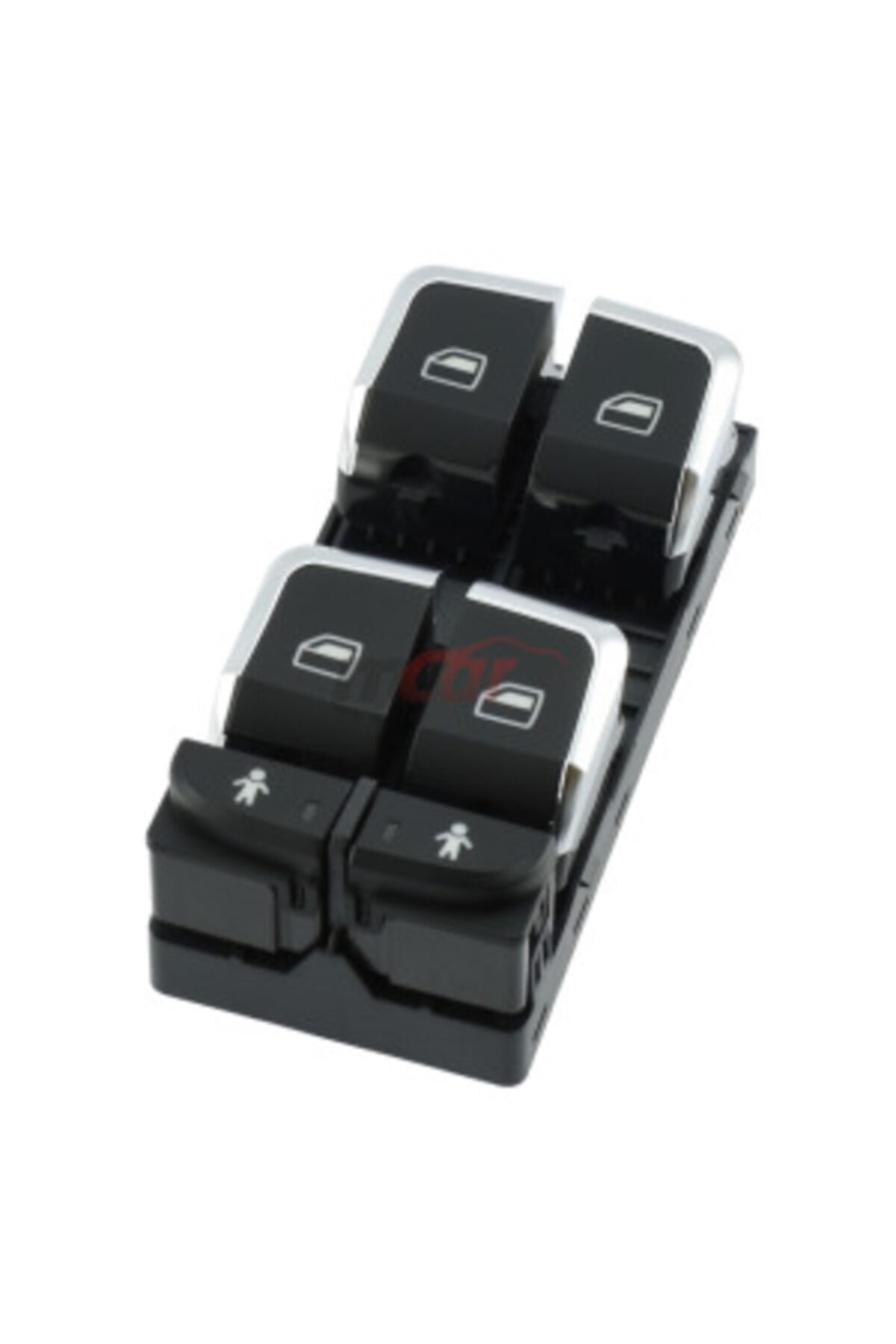MCAR Cam Anahtarı Düğmesi Sol Dörtlü Audi A6 A7 Q3 Krom - 10 Pin An-1510