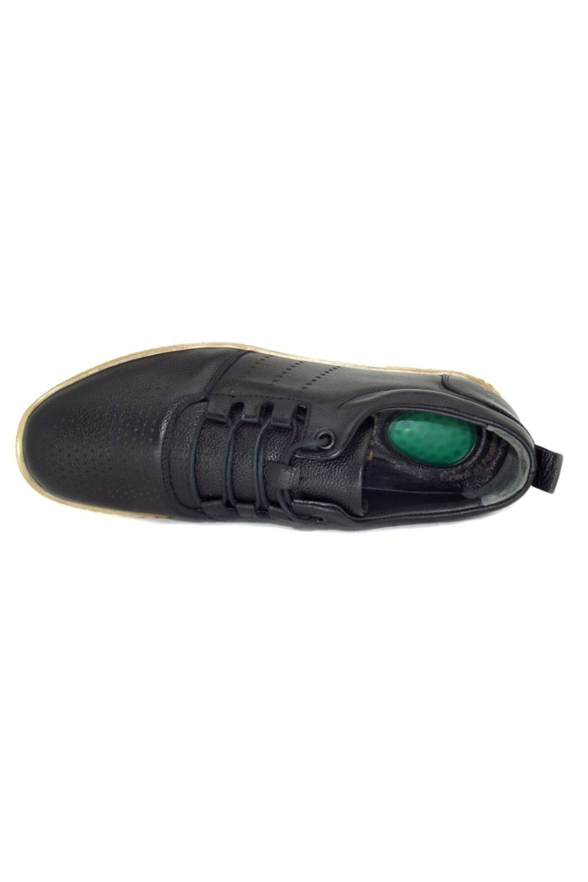 TRENDYSHOES Trendyshose 100100140 Erkek Siyah Anatomik Hakiki Deri Günlük Ayakkabı