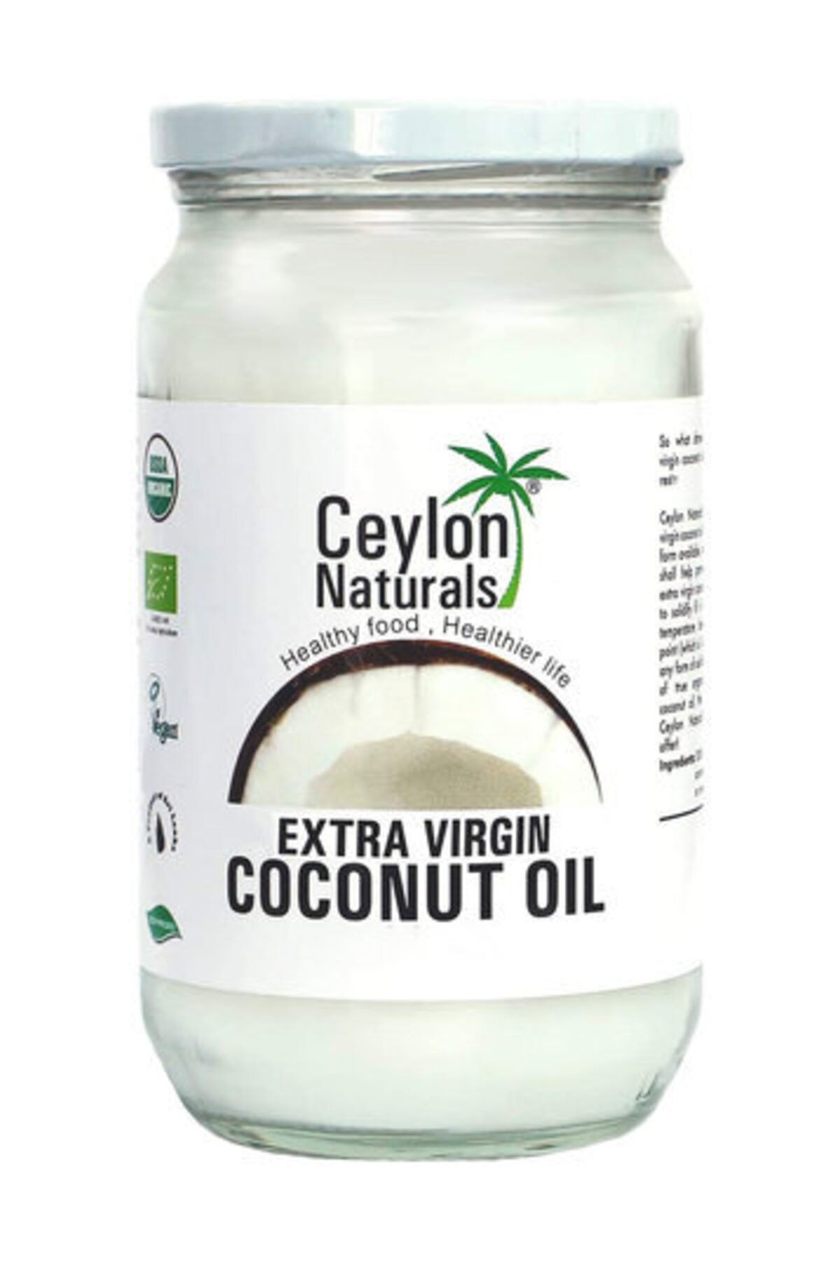 Ceylon Organik Hindistan Ceviz Yağı 310 ml