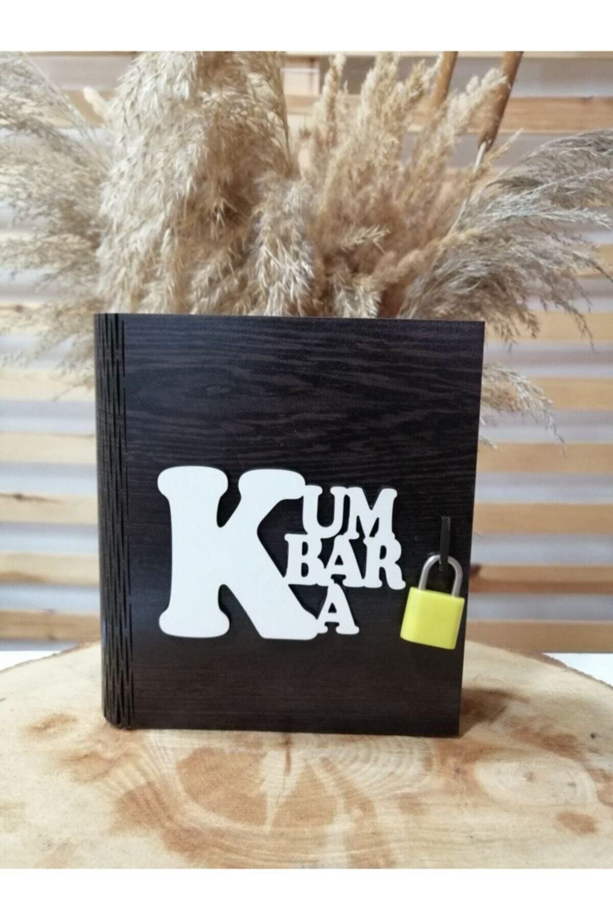 Natural Tasarım Ahşap Kitap Kumbara