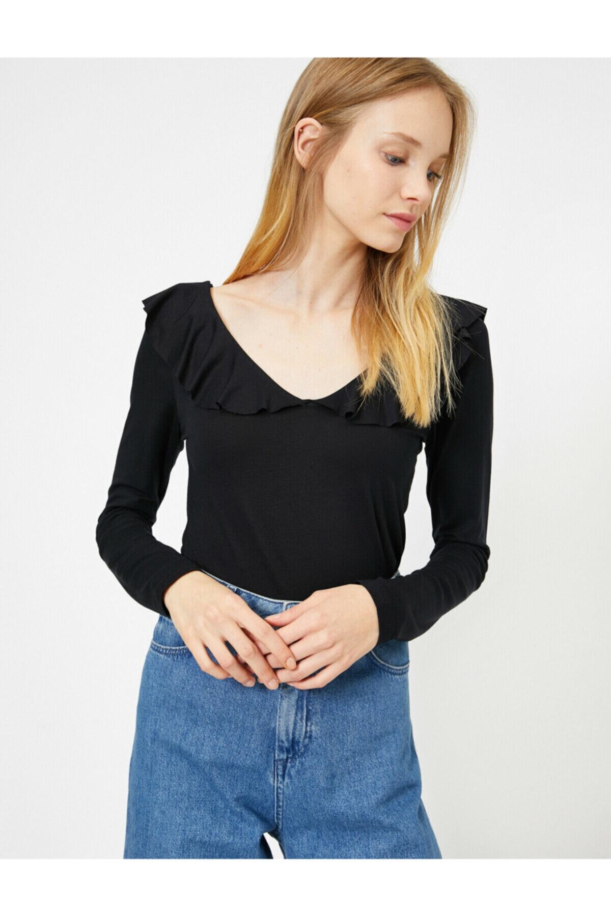 Koton Firfir Detayli T-shirt