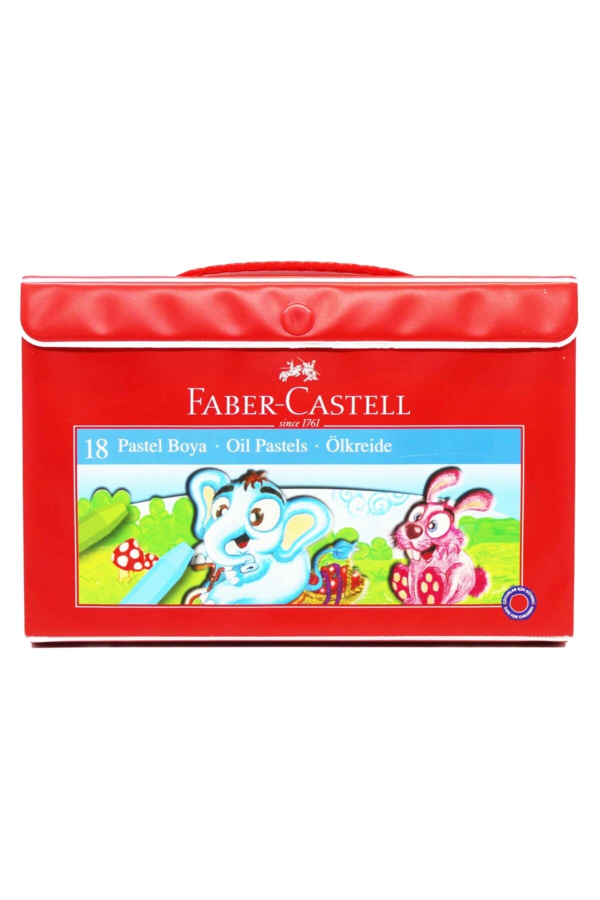 Faber Castell Çantalı Pastel Boya 18 Renk