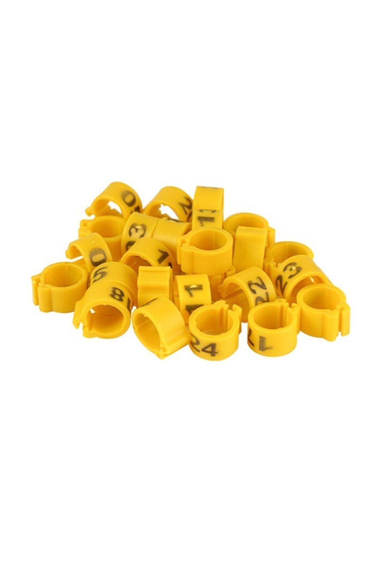 mutlu tavukçuluk Civciv Bileziği Numaralı 25 Lik Pk. Sarı