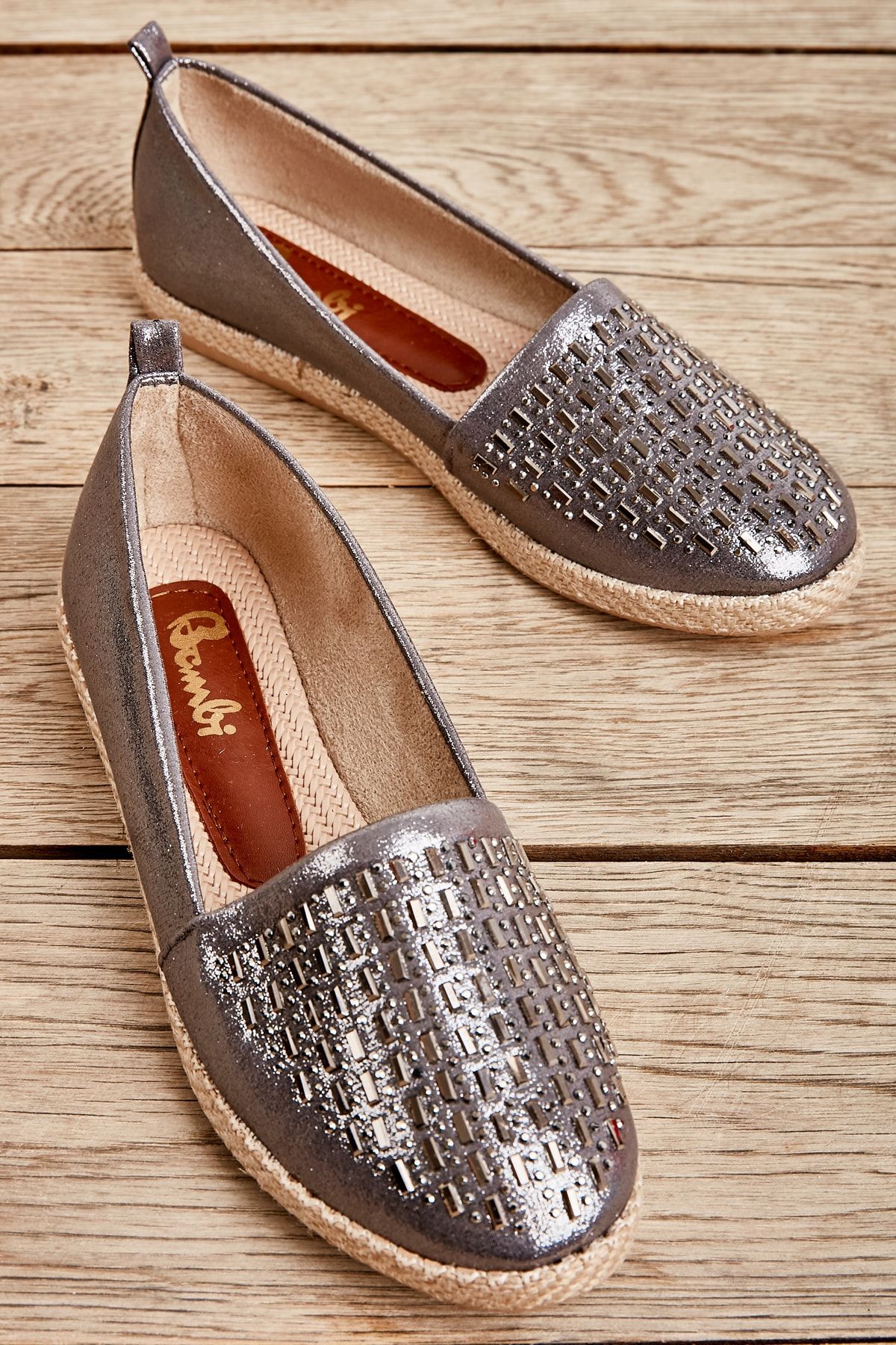 Bambi Gümüş Kadın Espadril L06740780